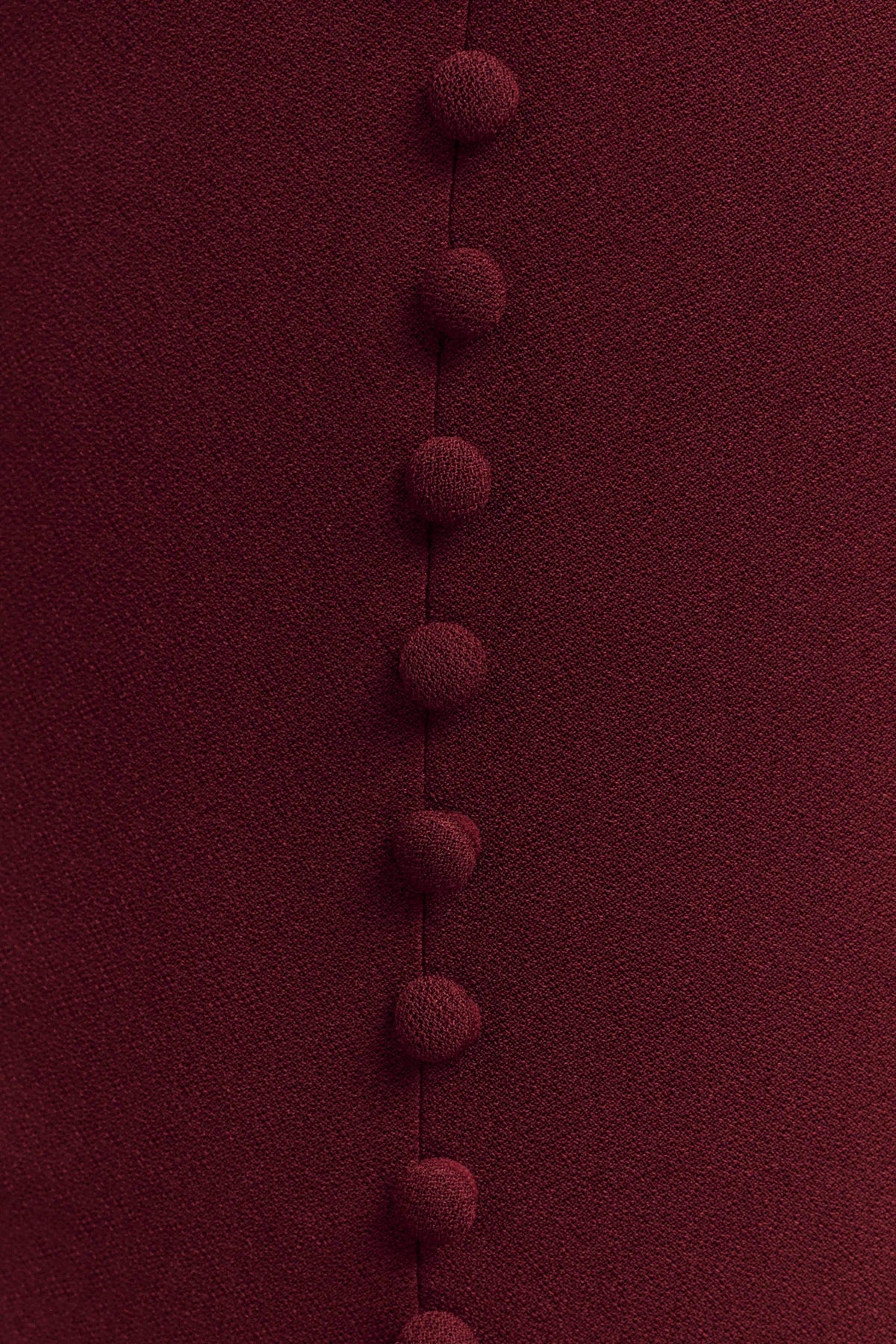 Annita Crepe Halter Midi Dress - Merlot #5
