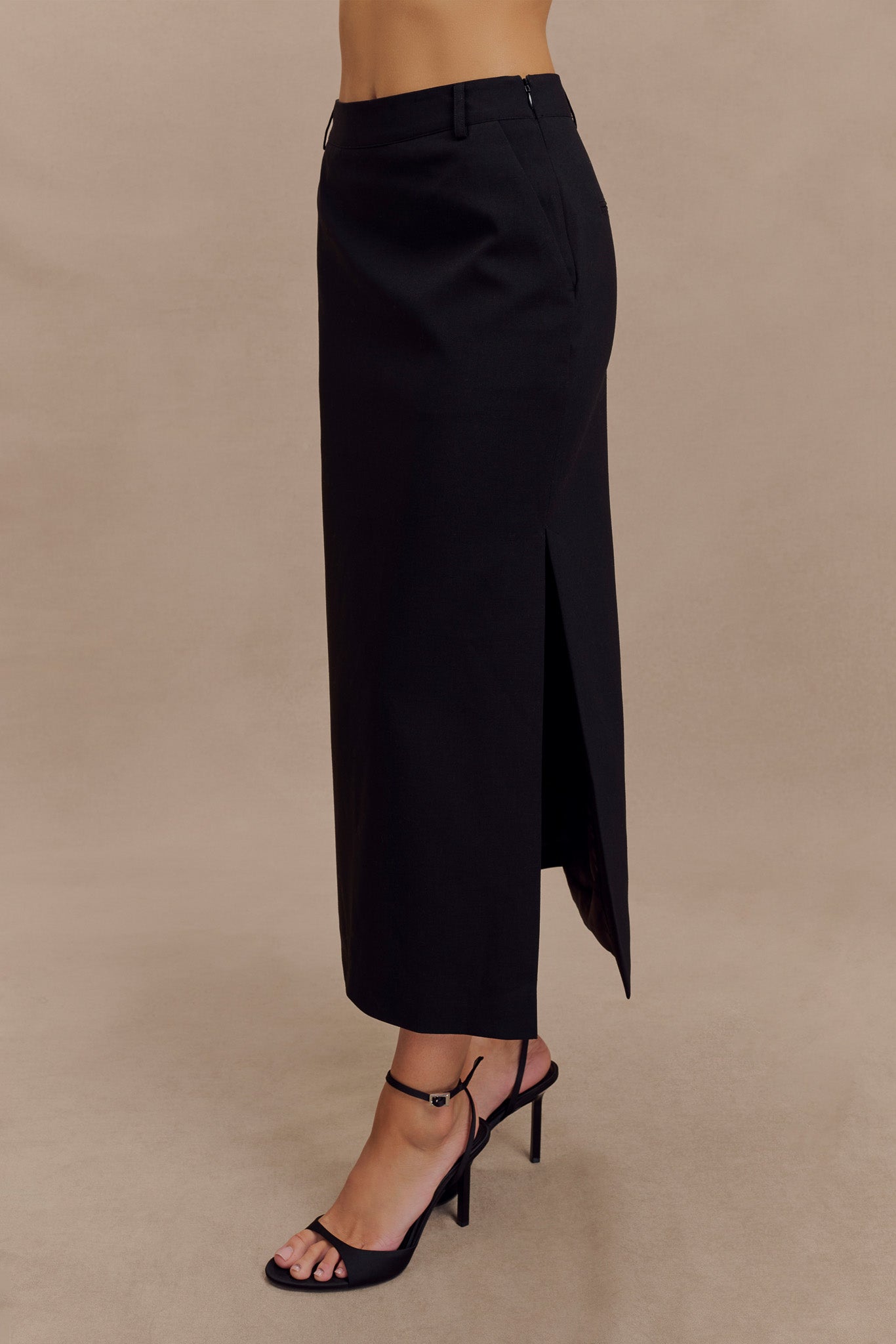 Ambrose Midi Skirt - Black #8