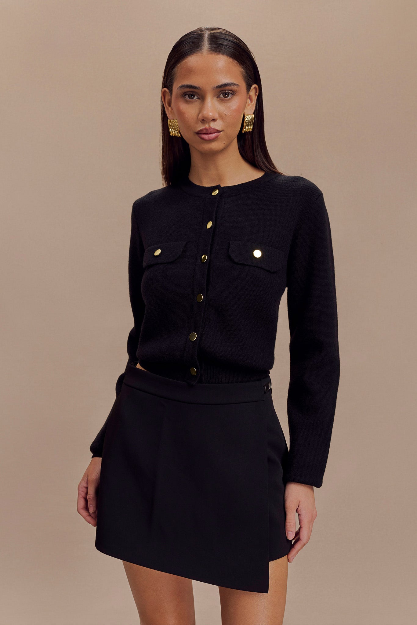 Celene Buckle Skort - Black #3