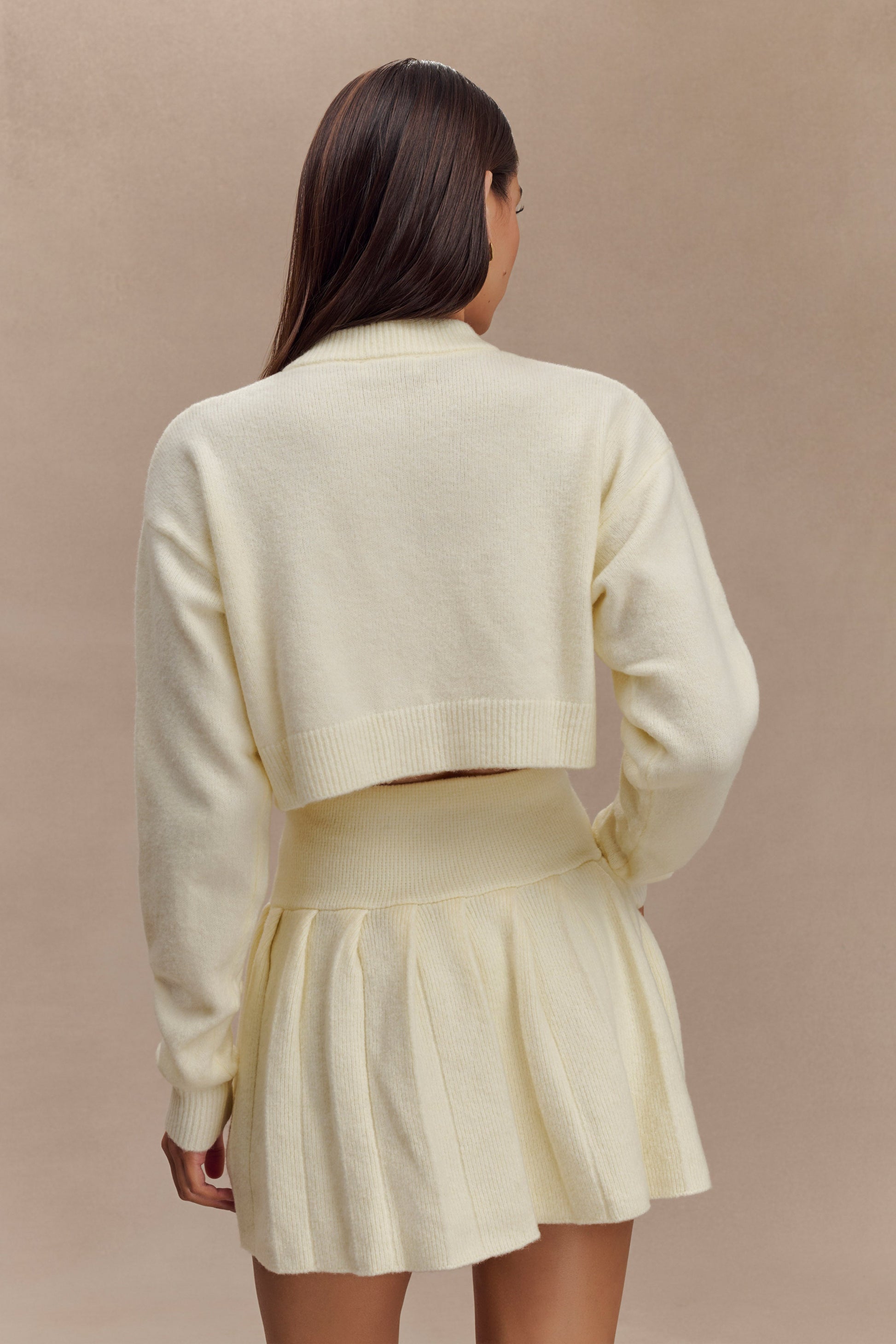 Shelby Knit Cardigan - Ivory Marle #3