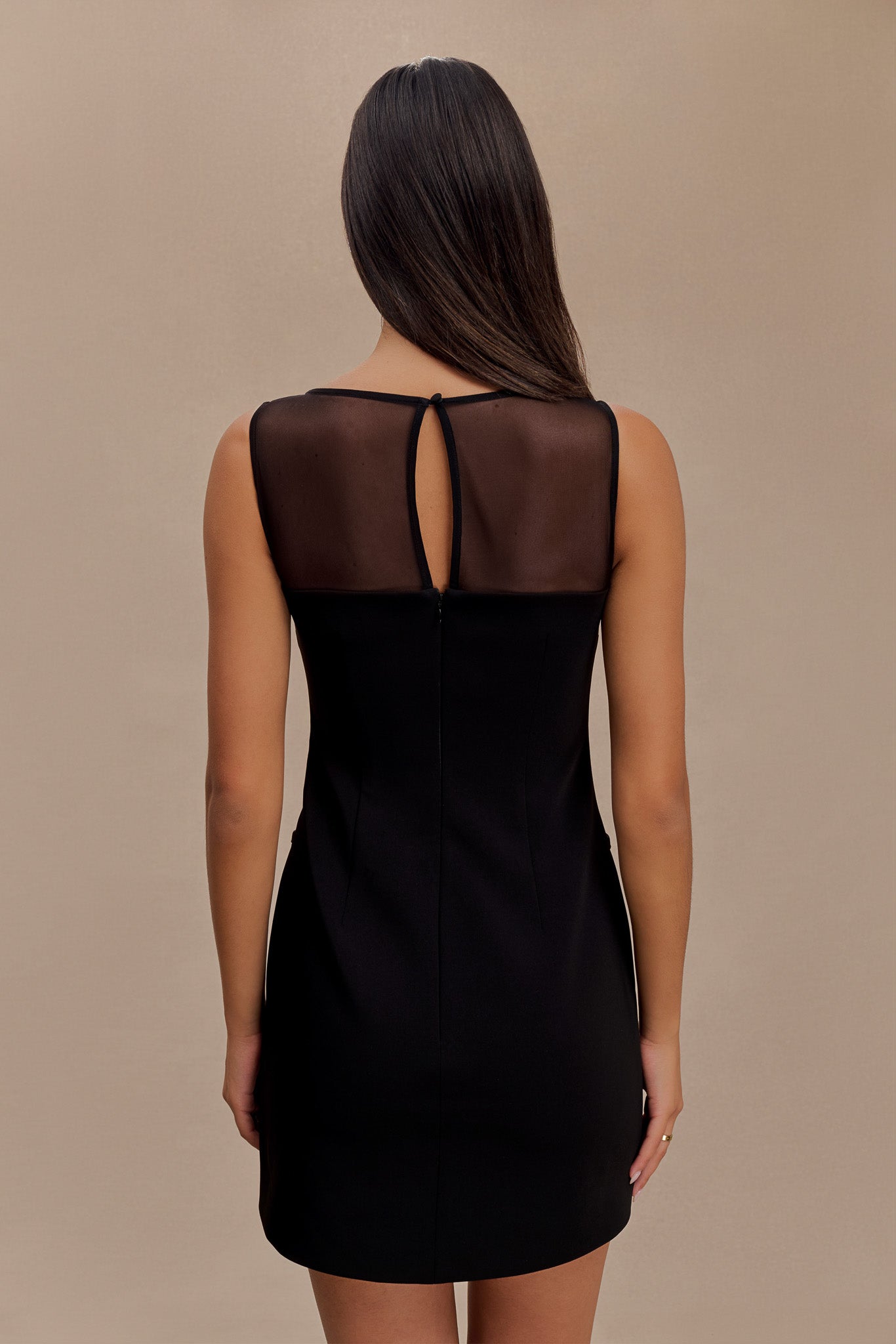 Posie Suiting Belted Mini Dress - Black #2