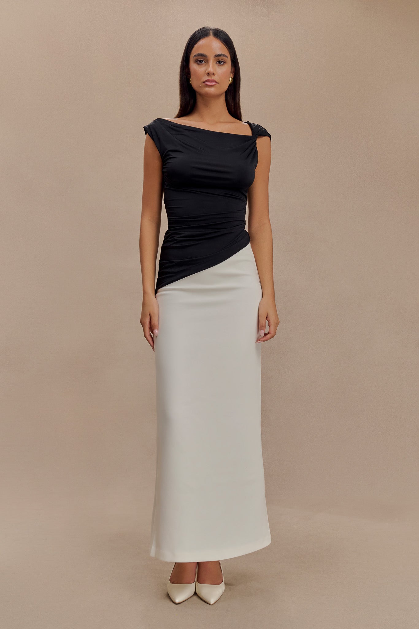 Prianyka Slinky Sleeveless Top - Black #4