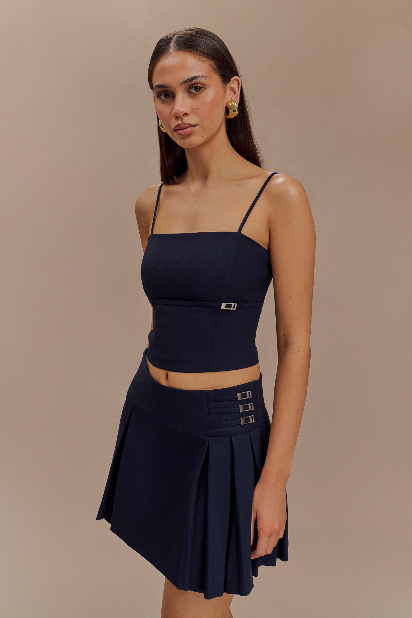 Aberley Crop Top - Dark Navy #6