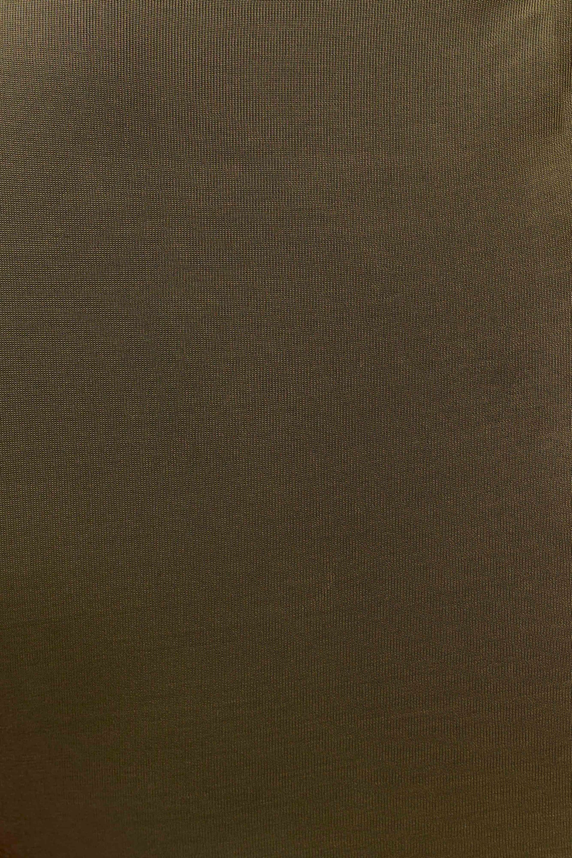 Hadleigh Sleeveless Slinky Top - Dark Olive #7