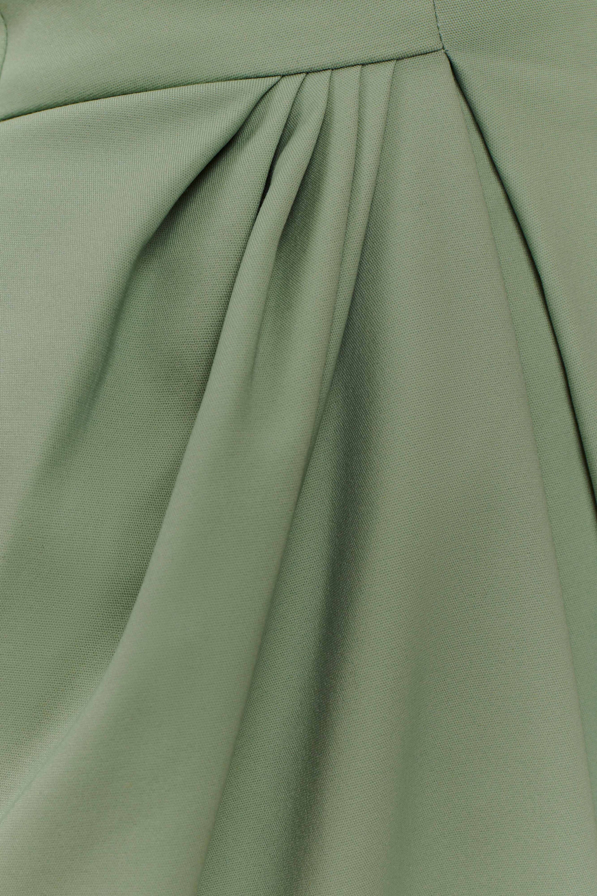 Rebecca Cotton Midi Dress - Basil #7