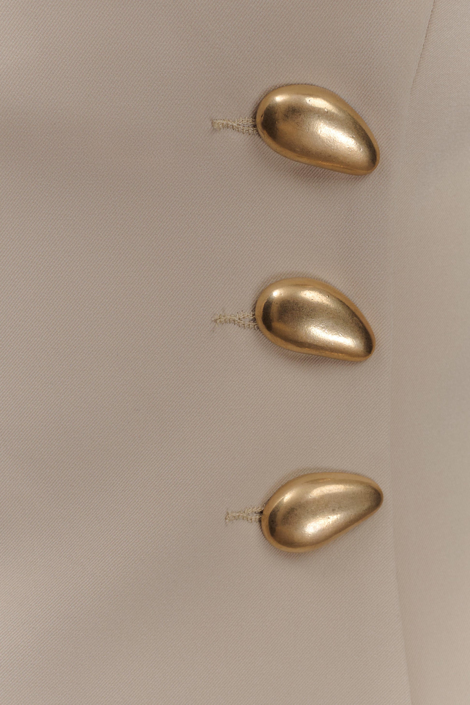 Lindie Strapless Suiting Top - Sand #7