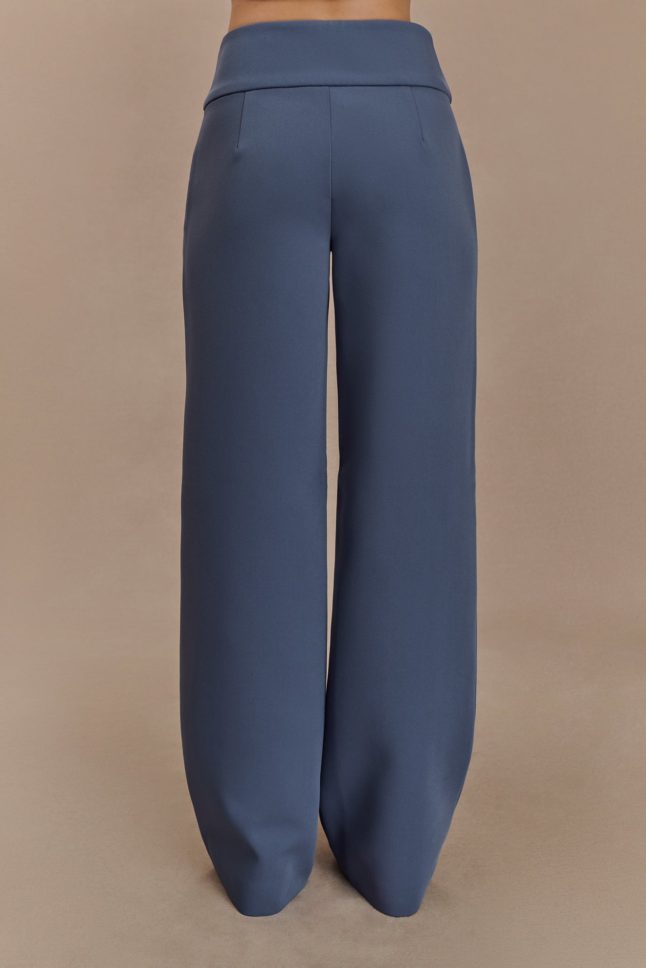 Lindie Straight Leg Suiting Pants - Steel #7