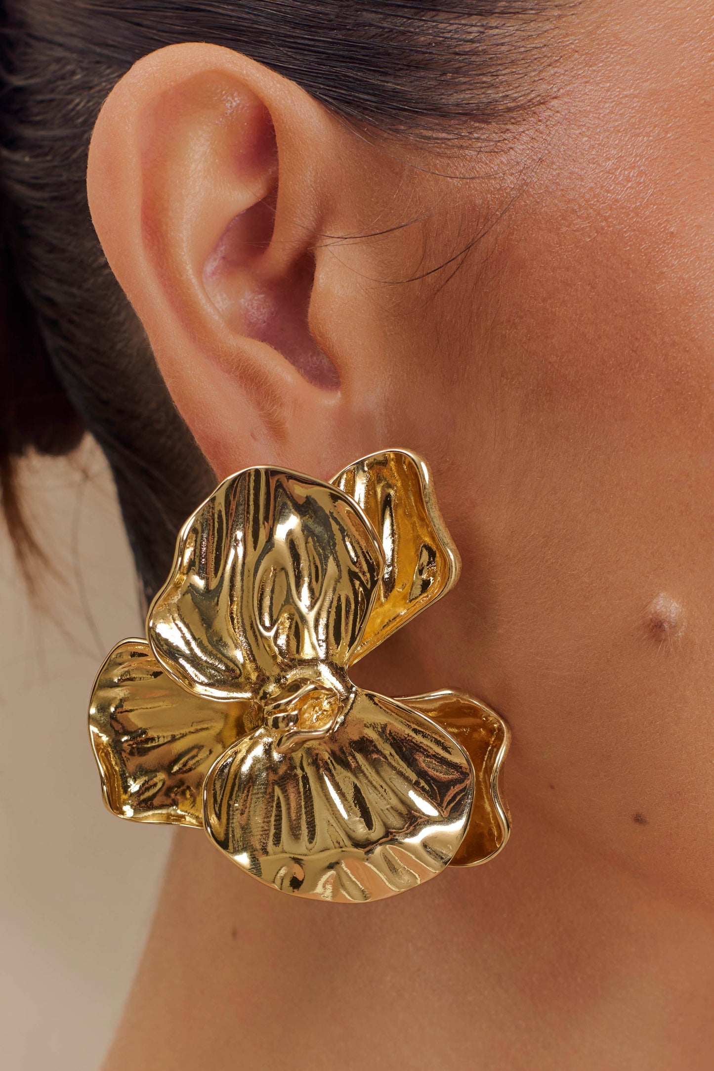 Linnie Orchid Earring - Gold