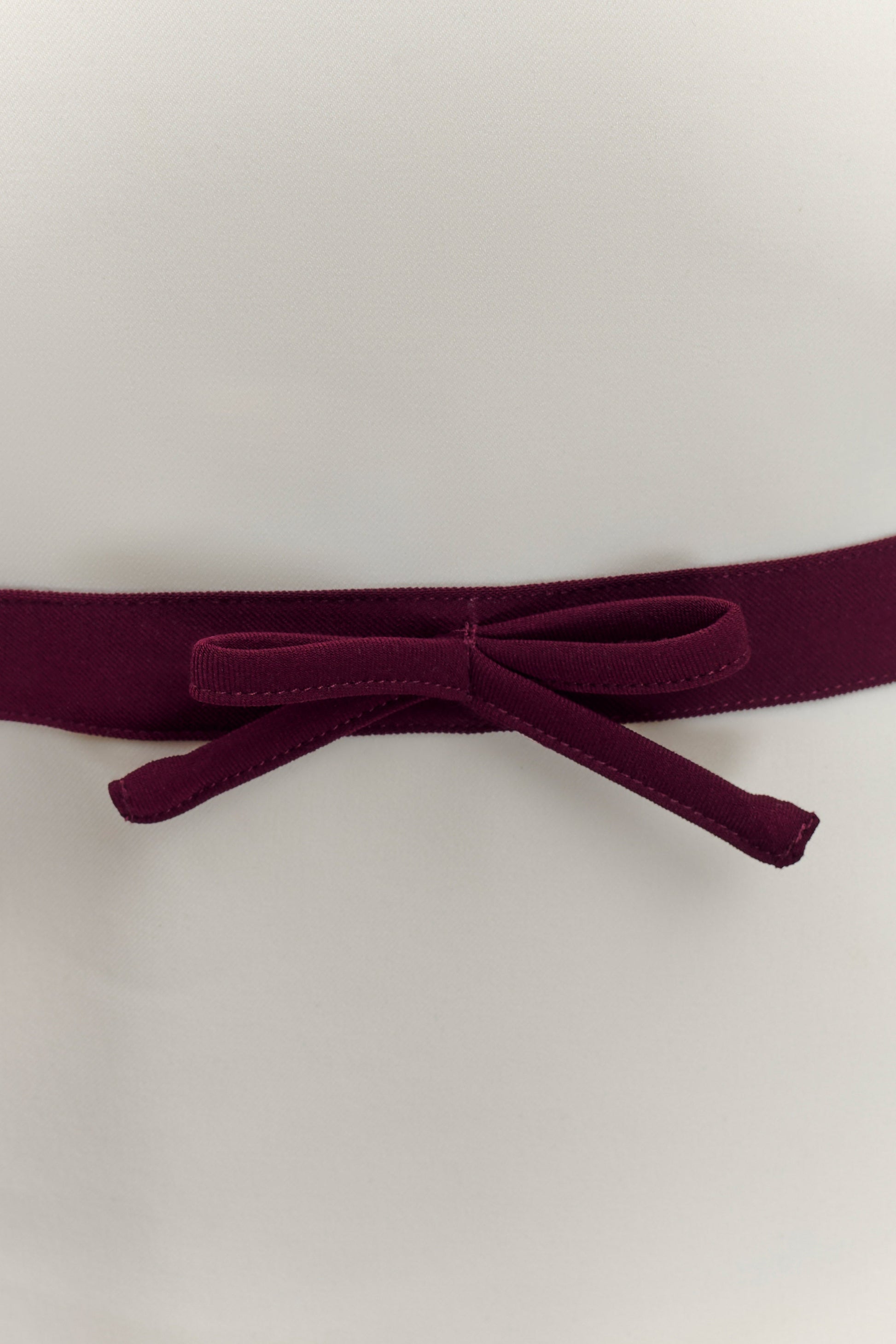 Aisha Strapless Suiting Top With Contrast Bows - Ivory #5