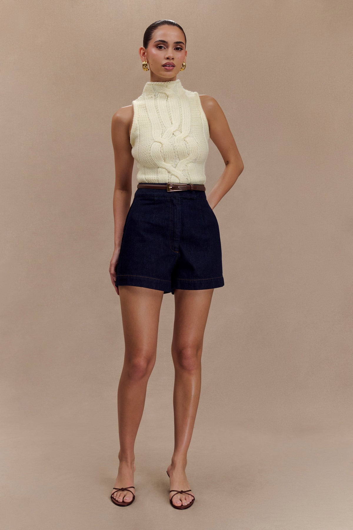 Abel Denim Shorts - Indigo Blue #6