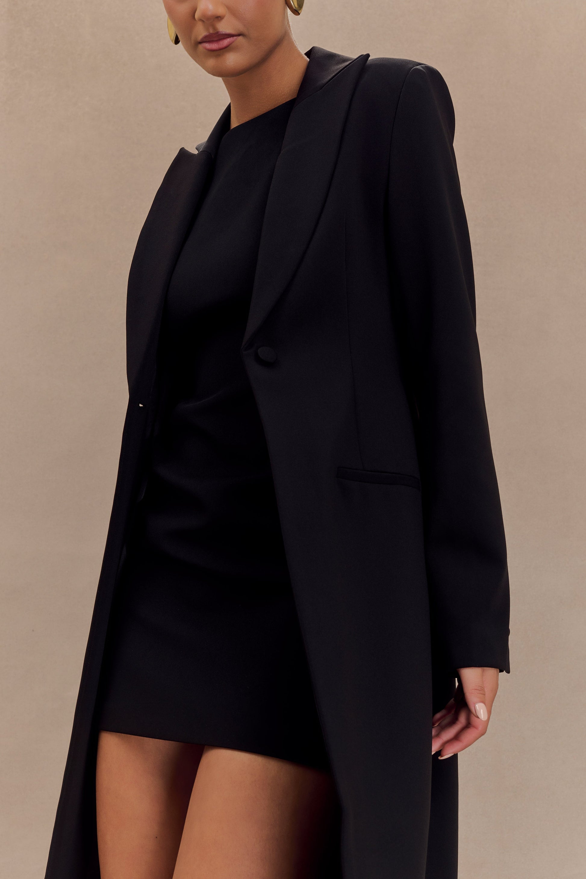 Caviar Suiting Coat - Black #3