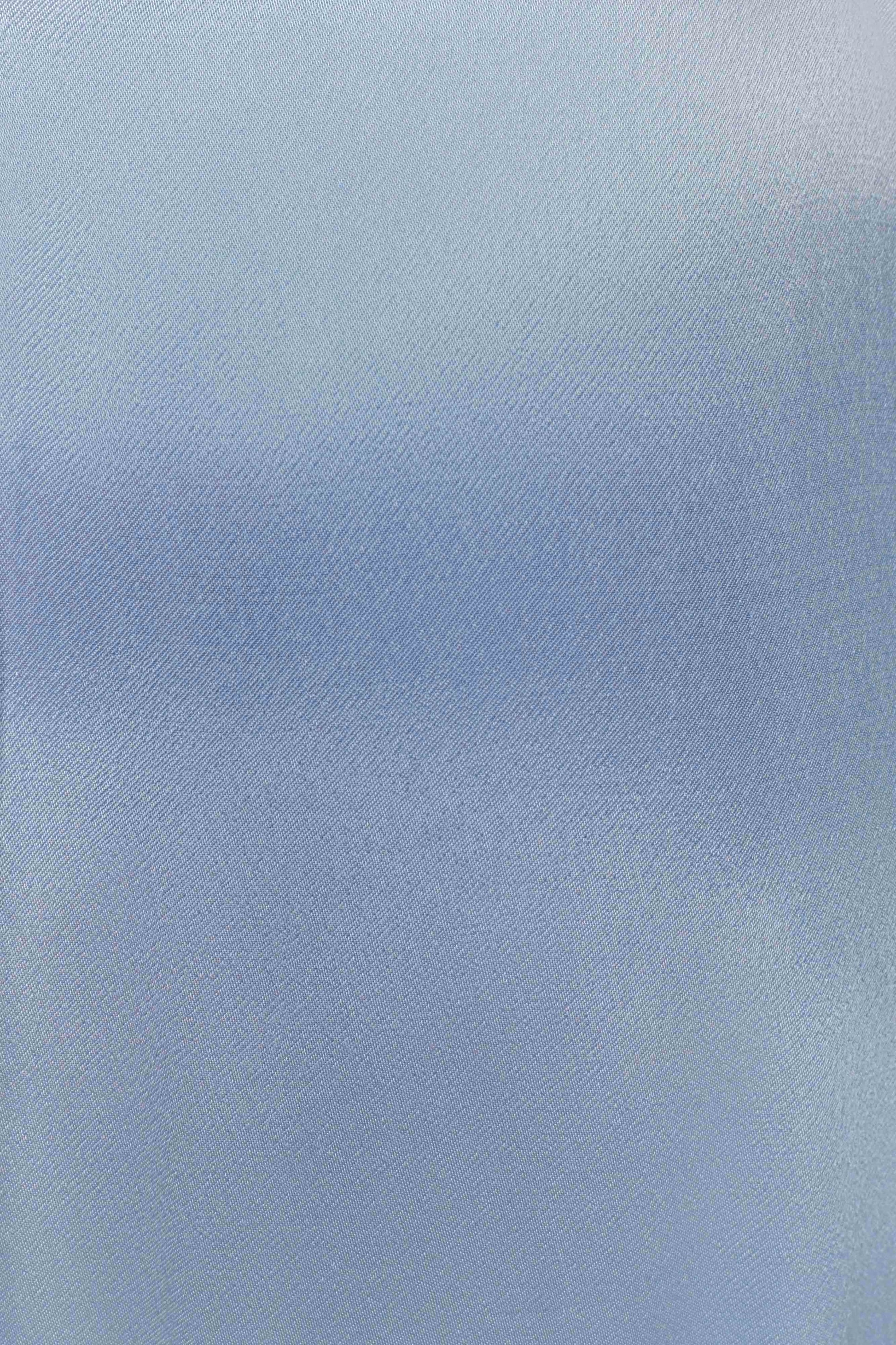 Blanche Satin Pearl Halter Maxi Dress - Cornflower Blue #8