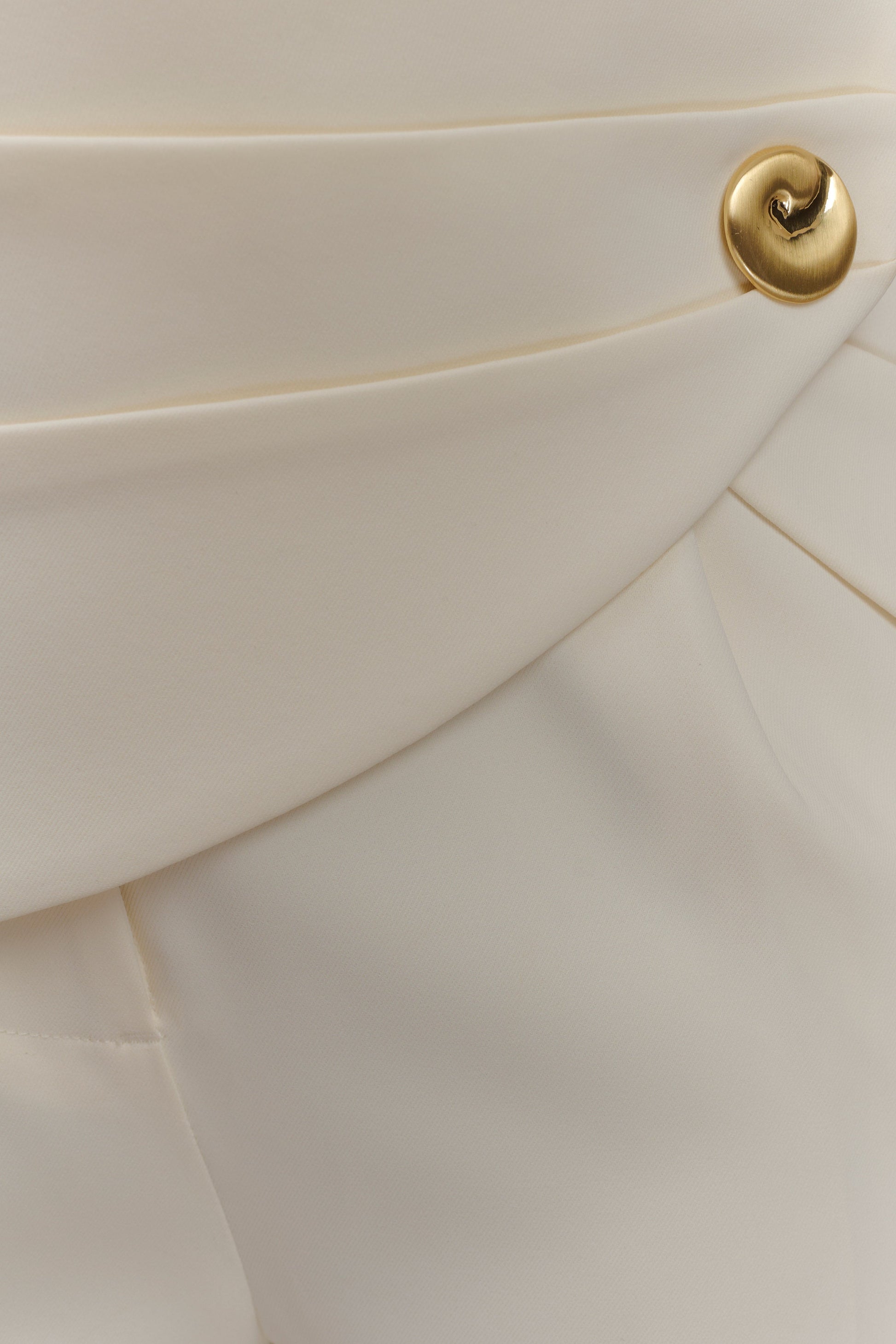 Faith Strapless Suiting Top - Ivory #6