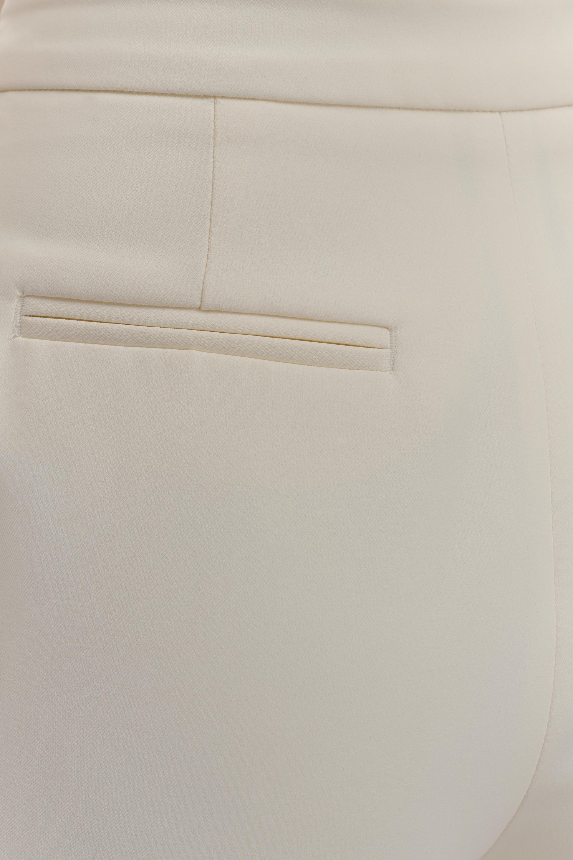 Faith Suiting Wide Leg Pant - Ivory #8