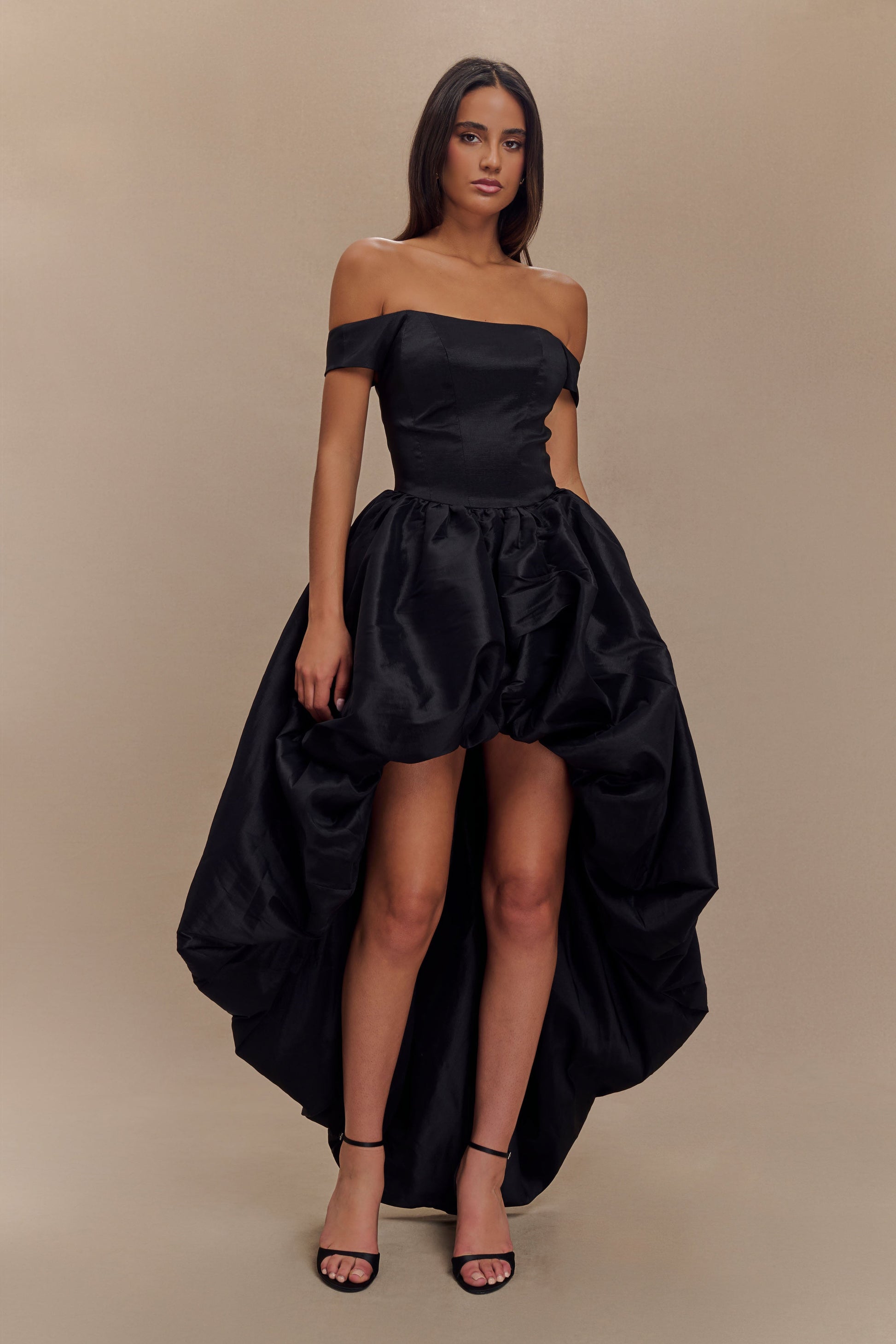 Amelia Bubble Maxi Dress - Black #5