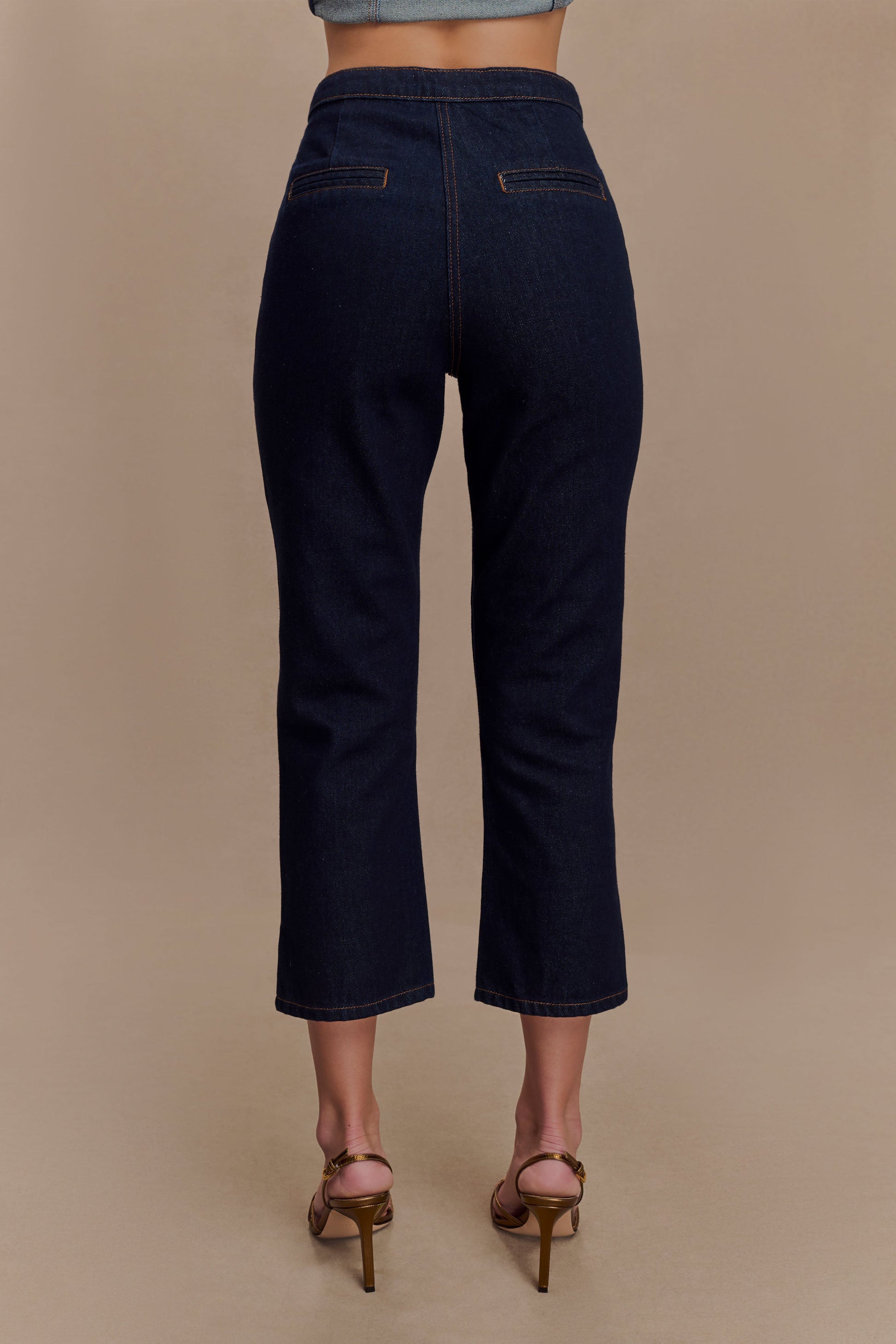 Hudson Denim Capri Pants - Indigo Blue #3