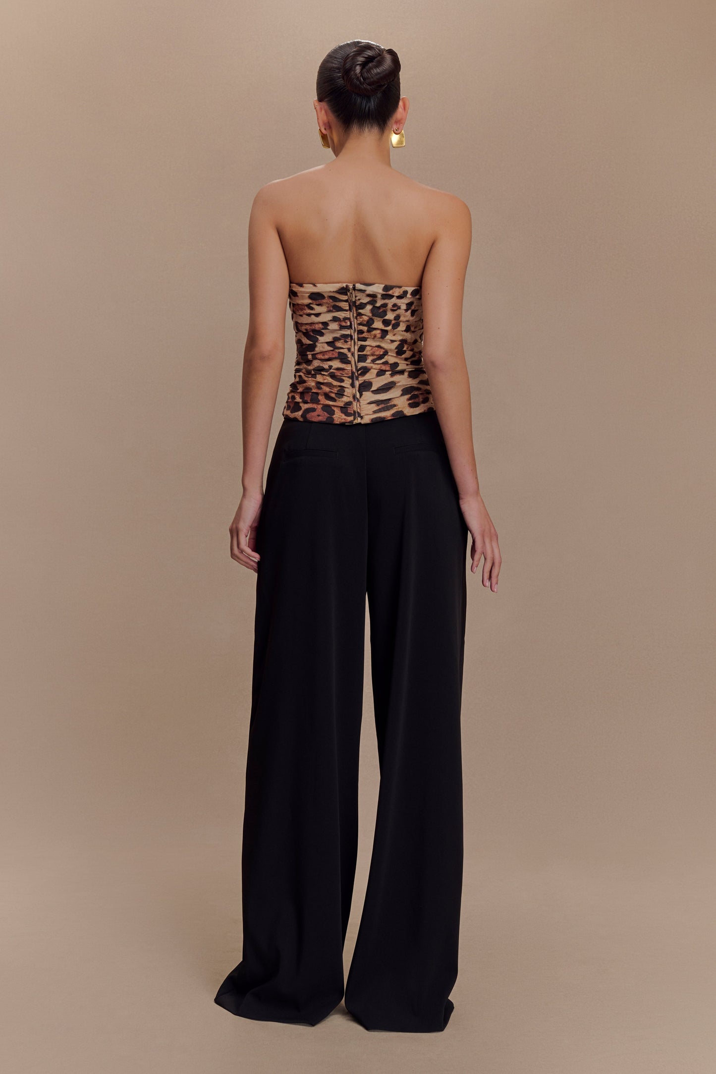 Tokio Suiting Corset - Leopard Print