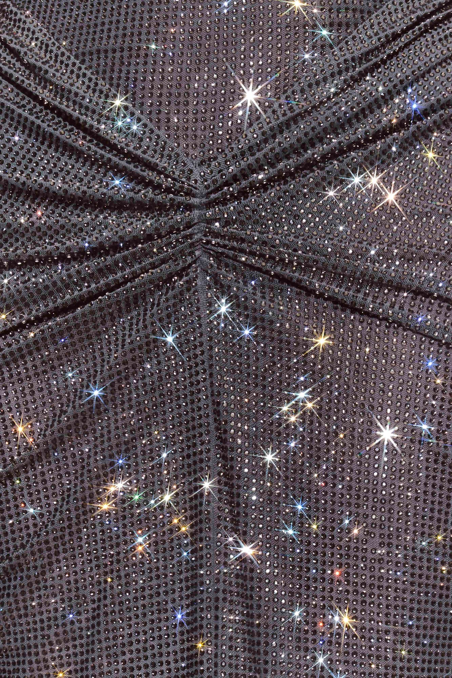 Roisin Diamante Maxi Dress - Gunmetal