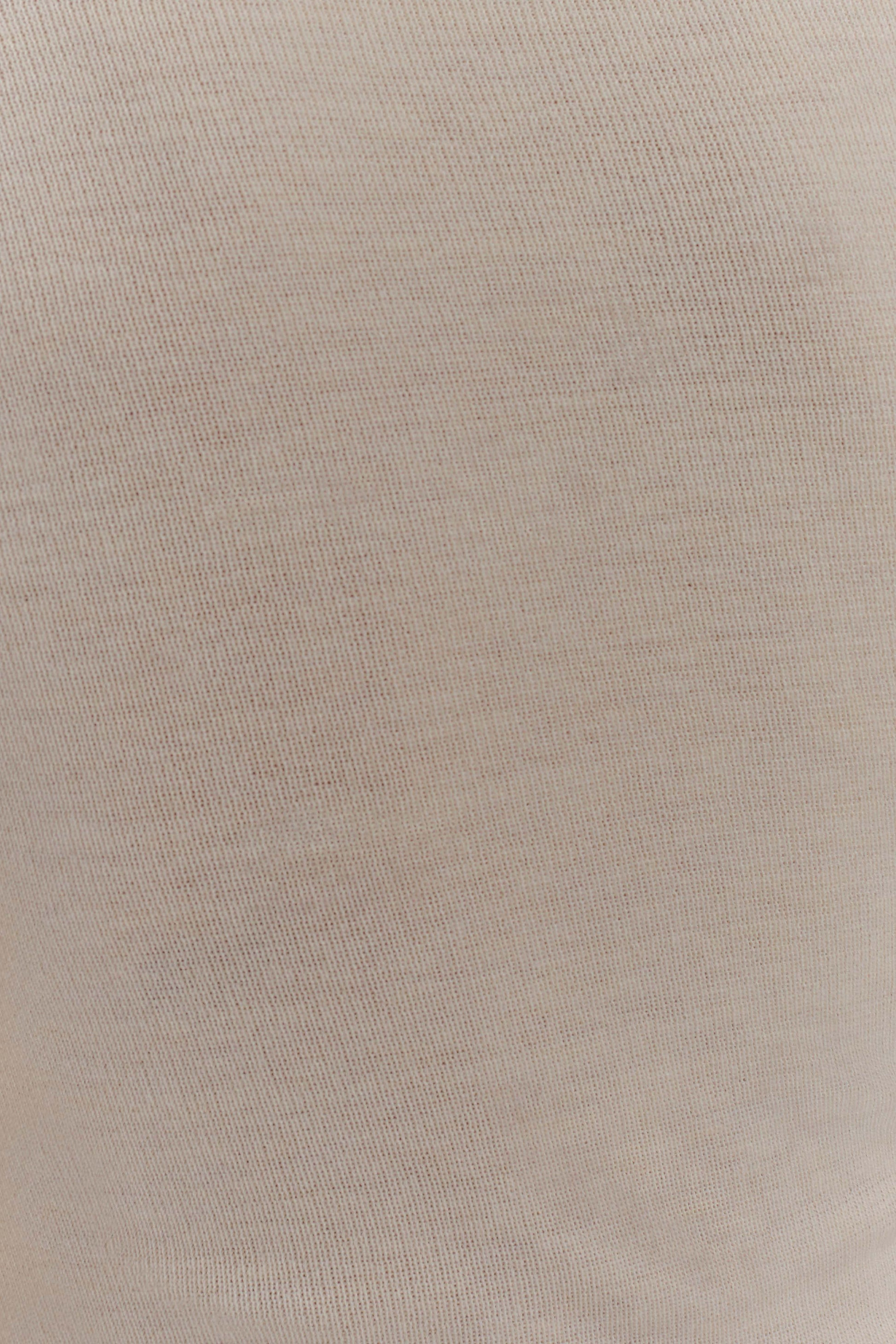 Culver Draped Twist Knit Top - Cream #5