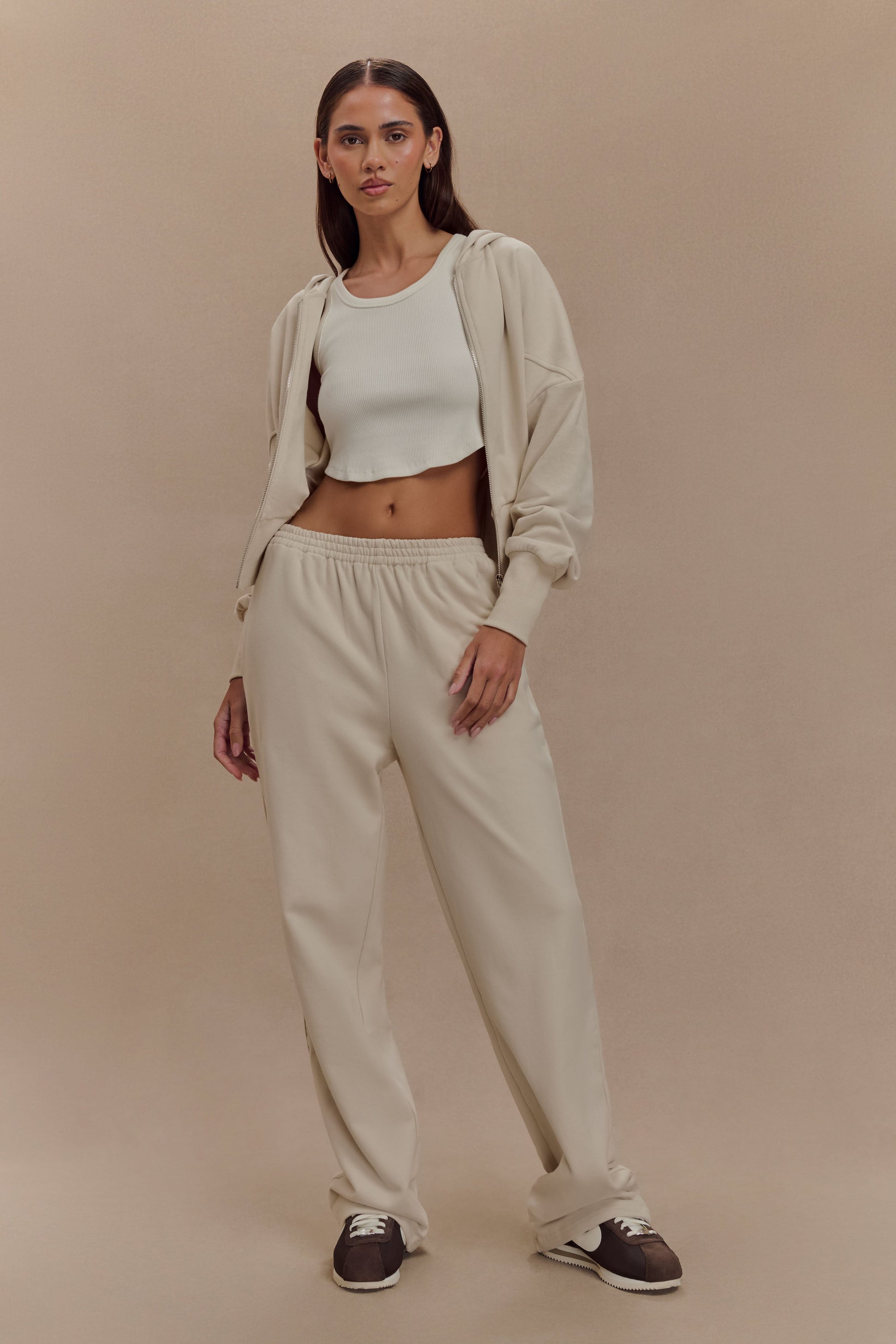 Blake Straight Leg Joggers - Stone #3