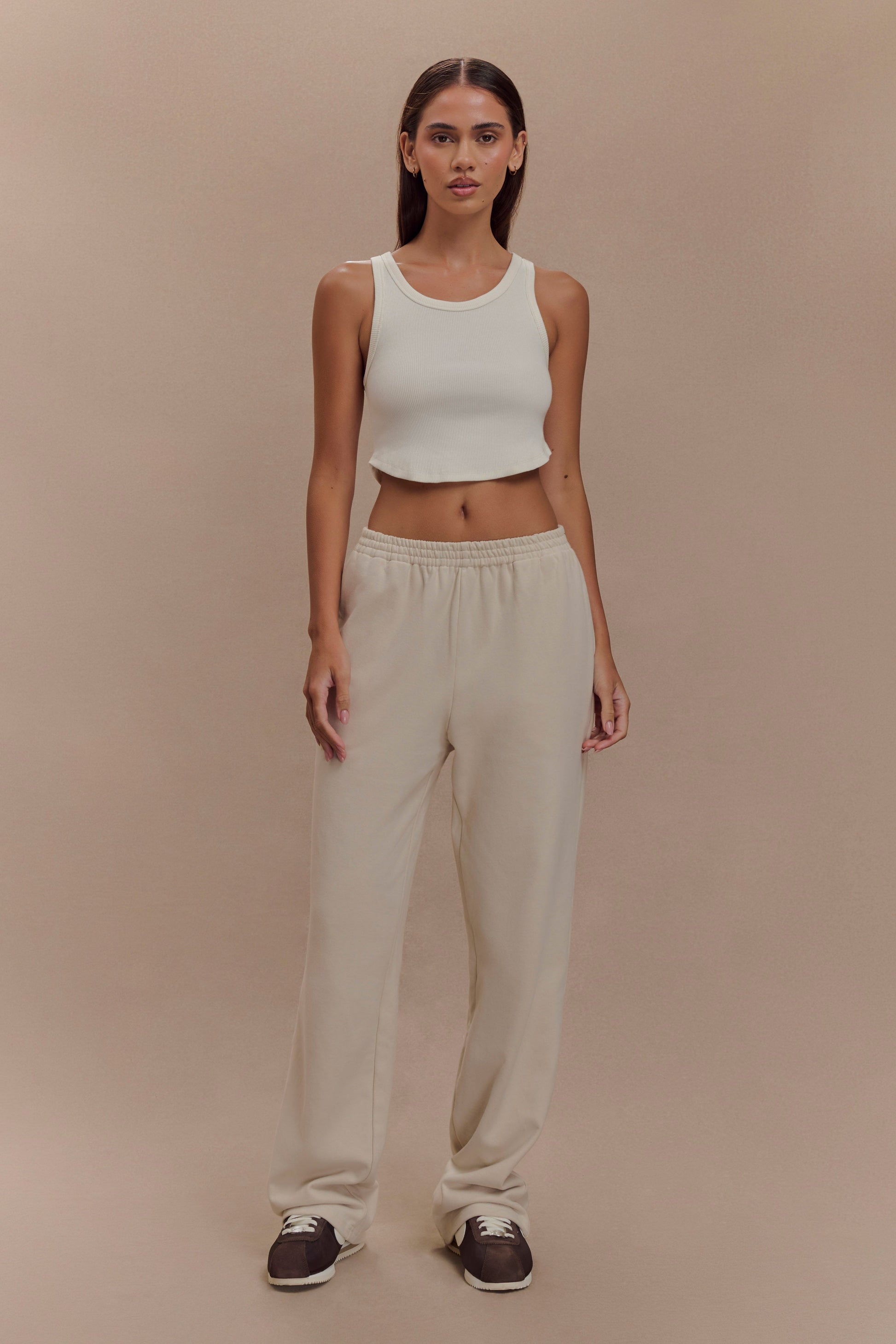 Blake Straight Leg Joggers - Stone #5