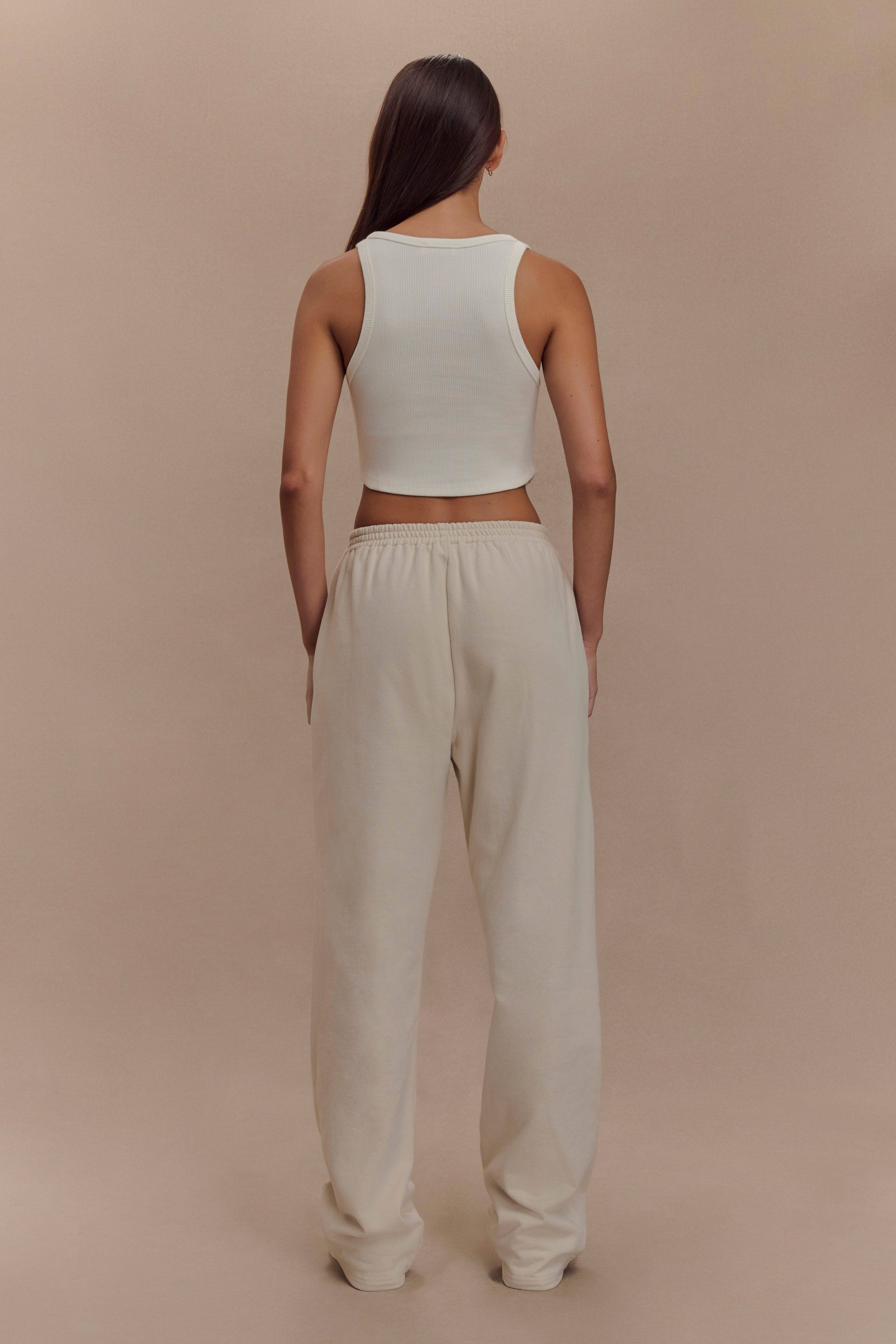 Morgana Ribbed Tank Top - White #6