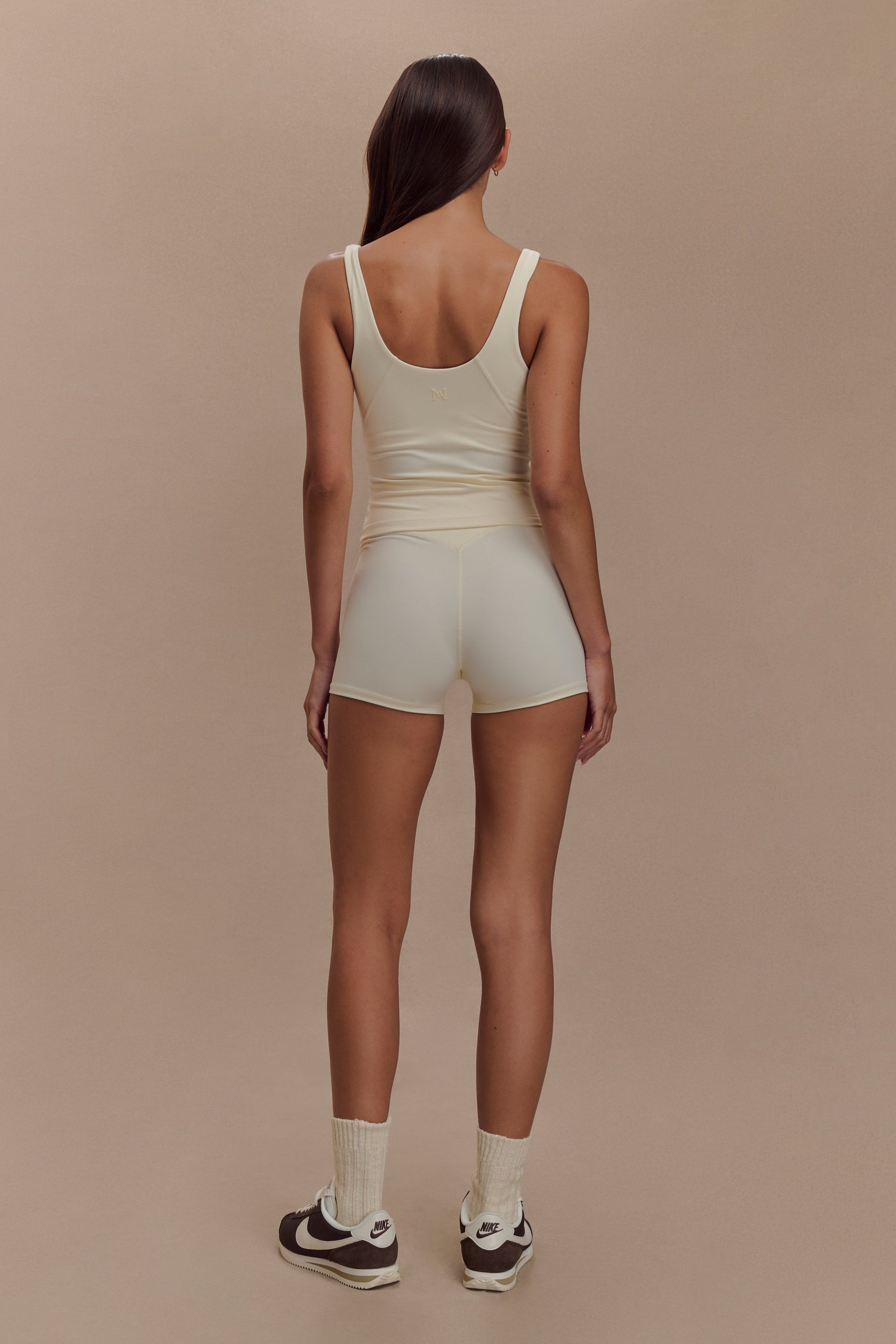 Alexandra Yoga Top - Ivory #6