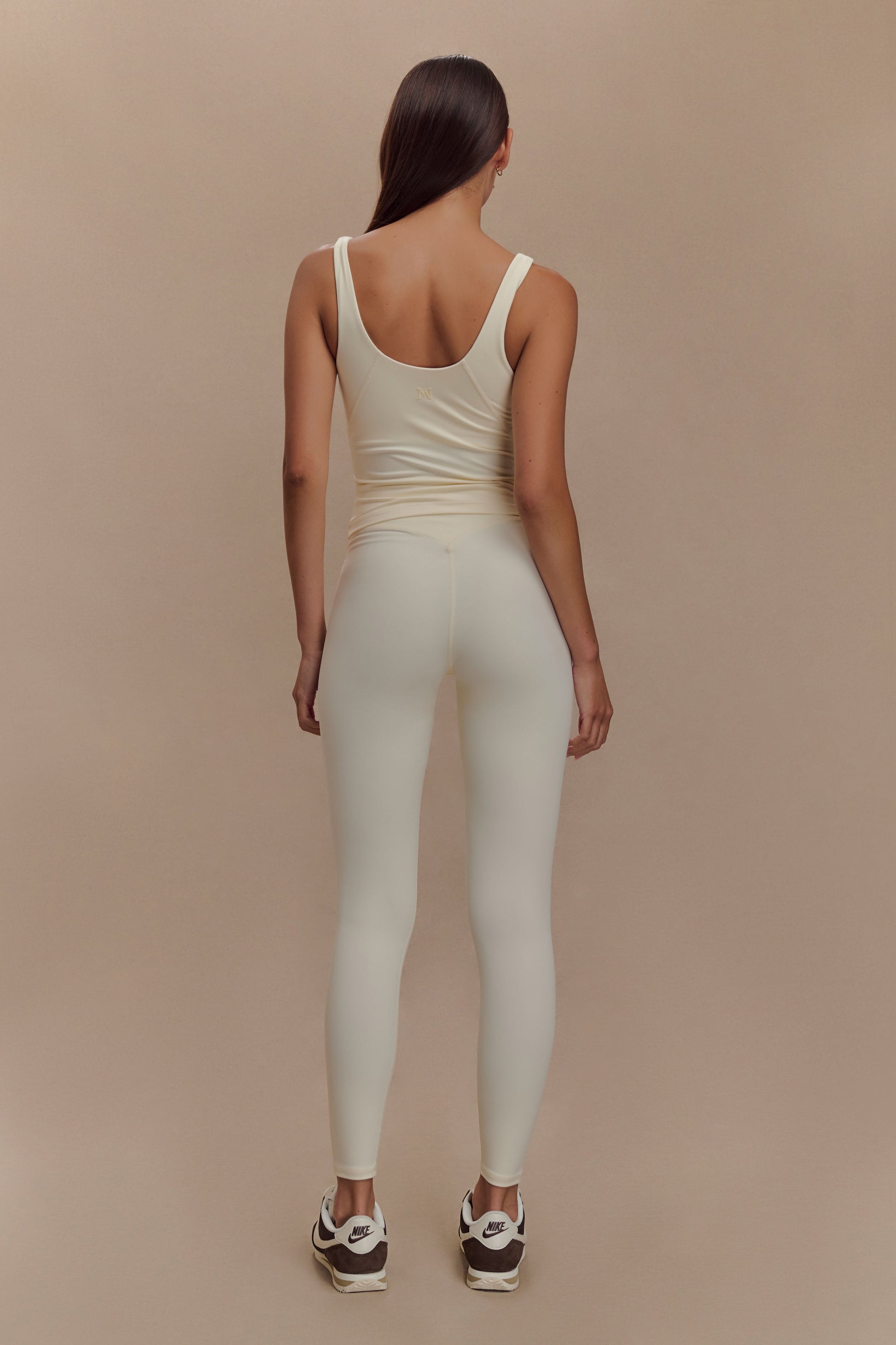 Callie Active Leggings - Ivory #4