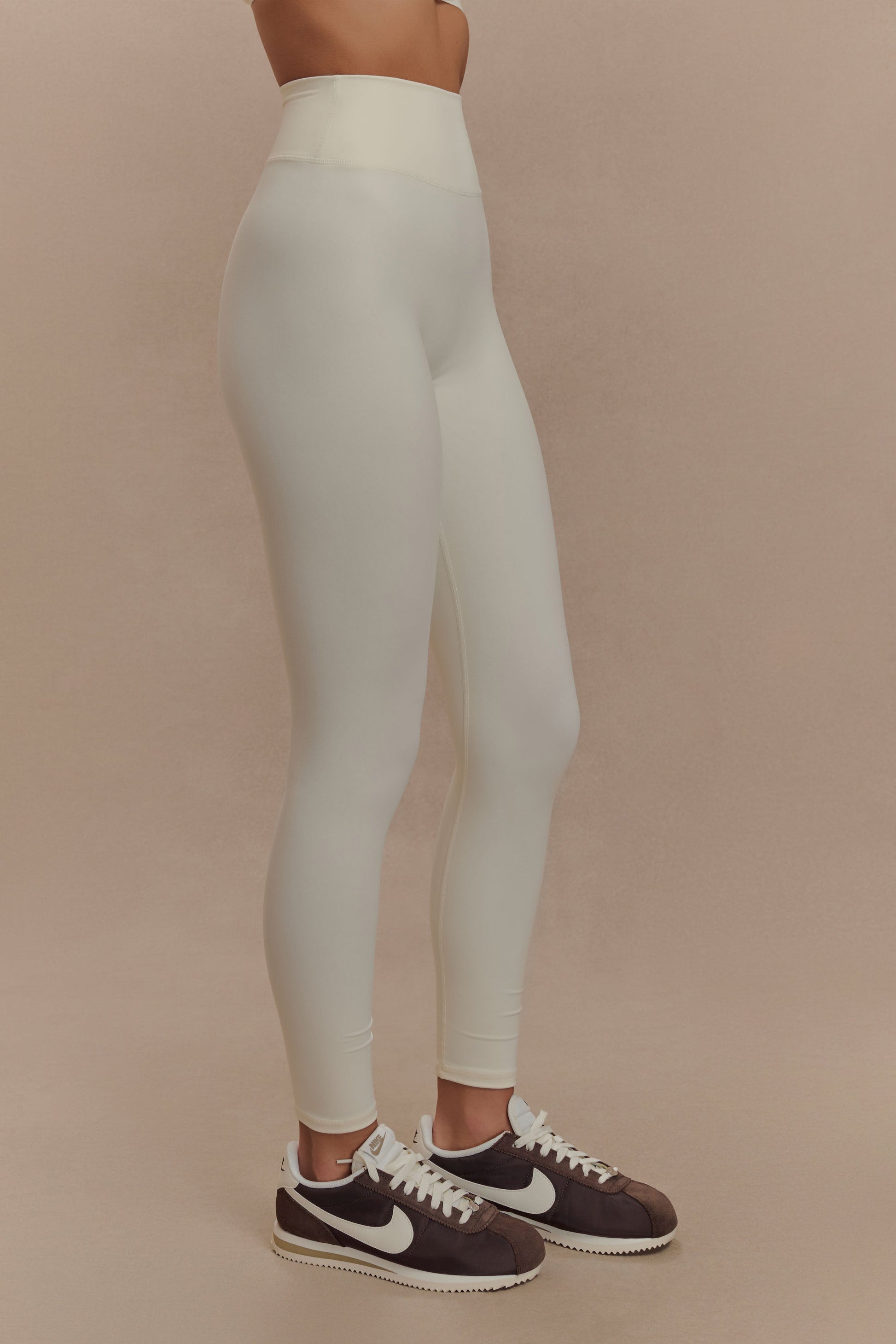 Callie Active Leggings - Ivory #2