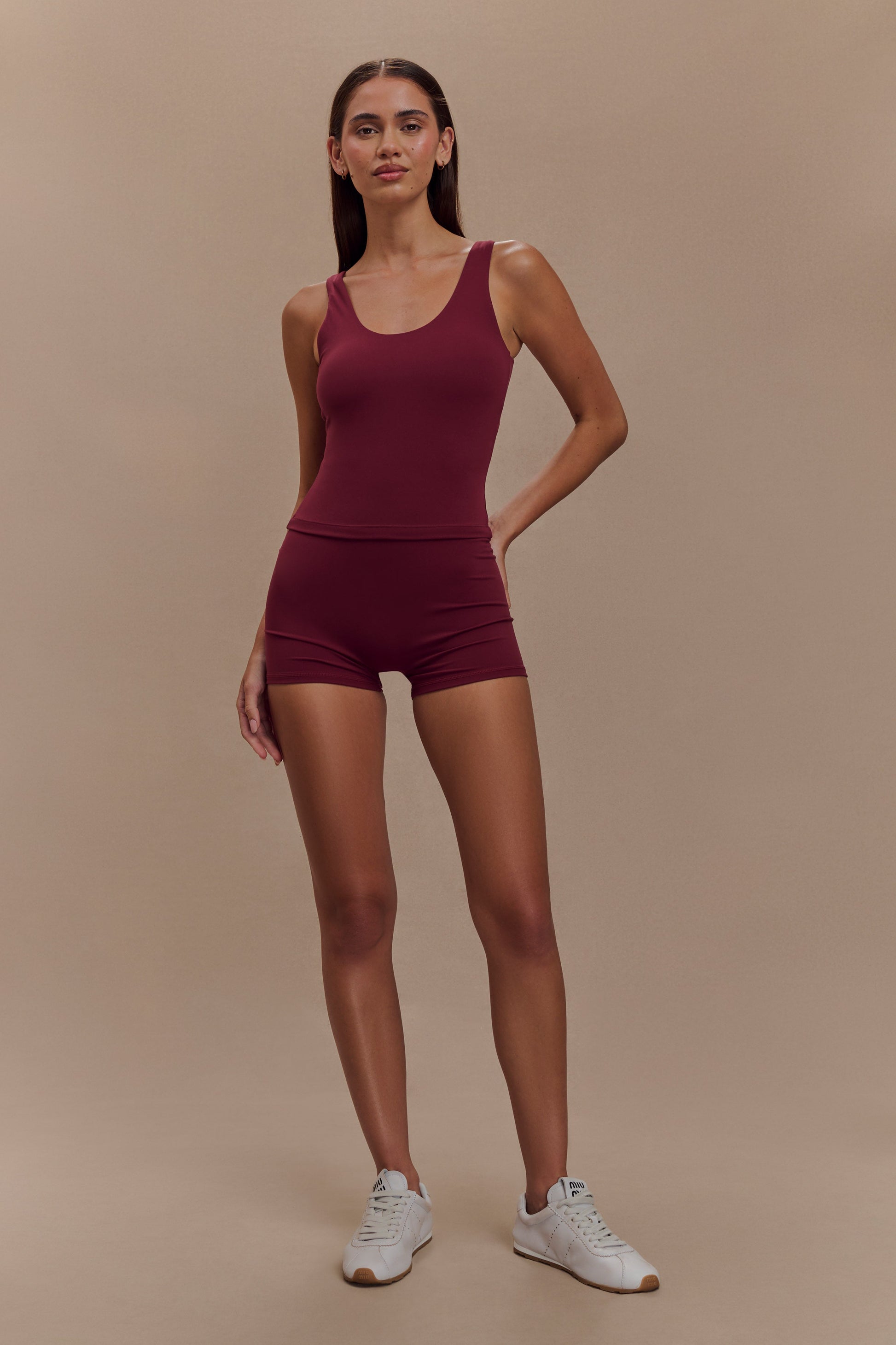 Alexandra Yoga Top - Burgundy #6