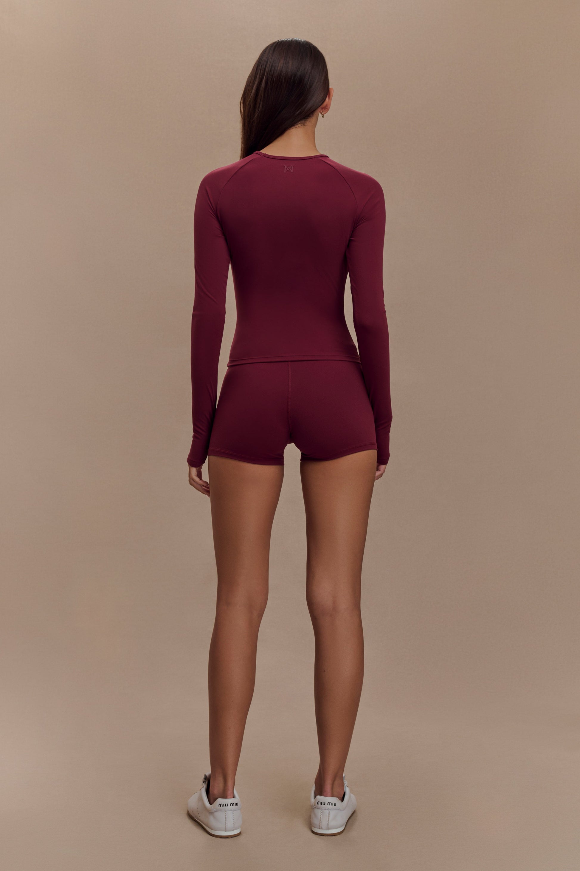 Orion Active Bike Shorts - Burgundy #6