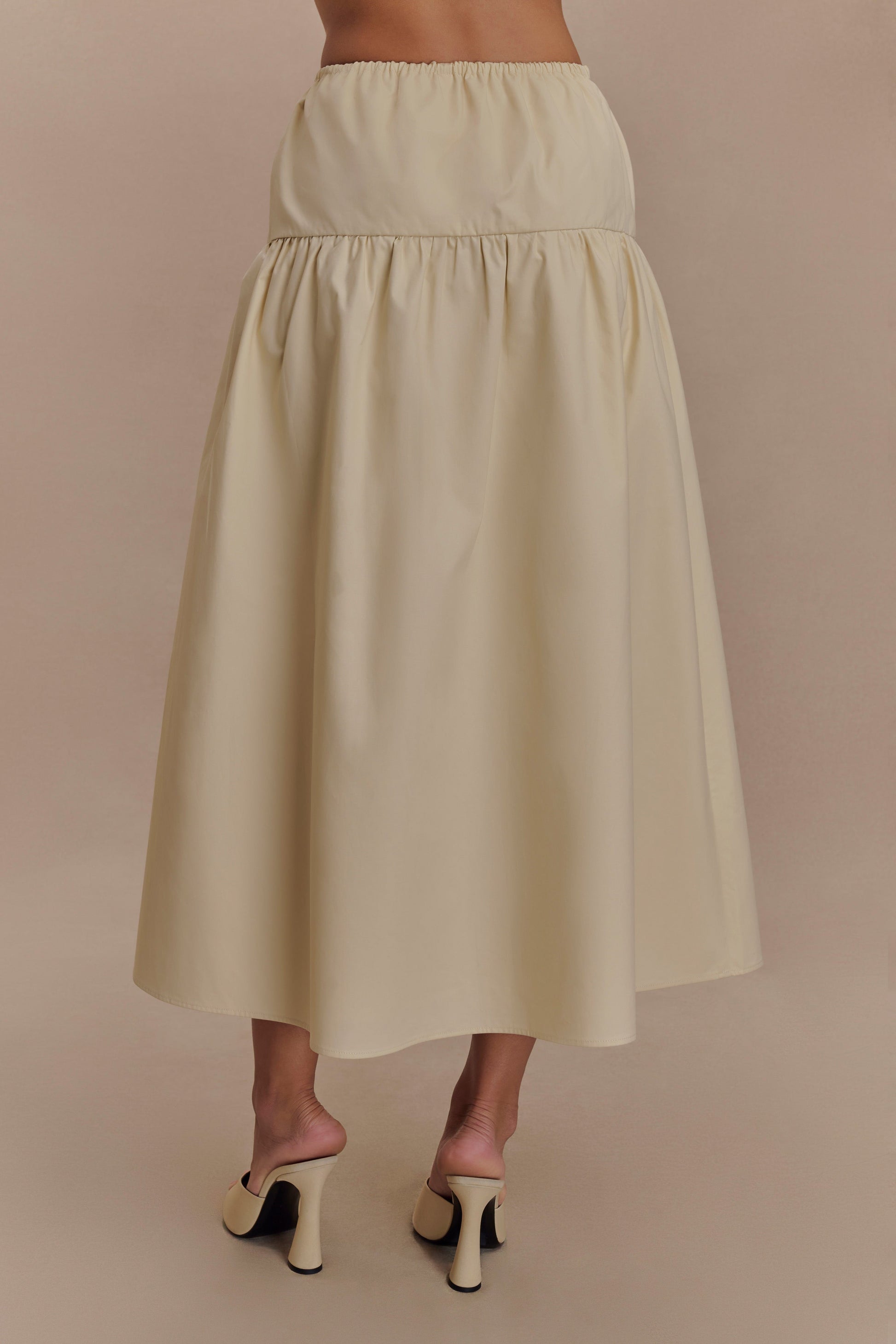 Amirah Midi Skirt - Nude #2