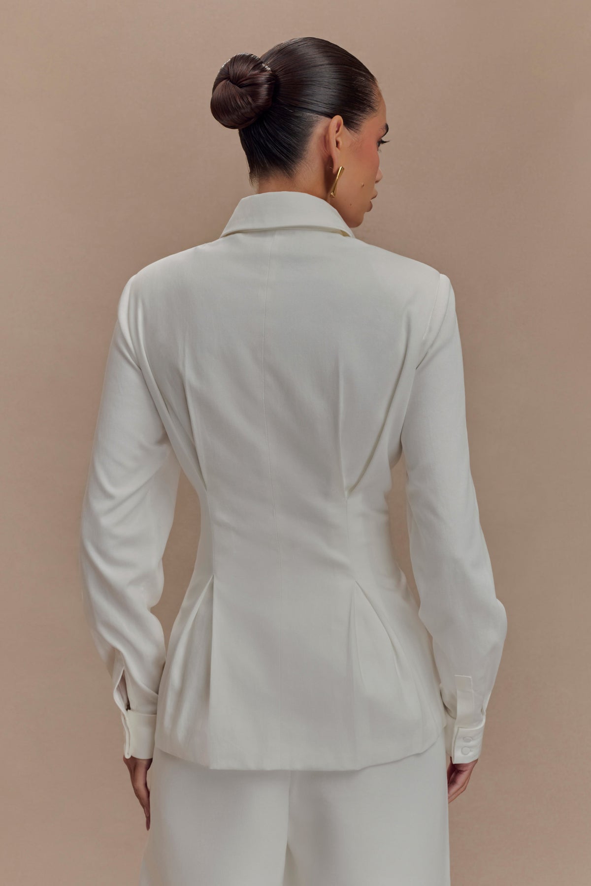 Rhia Oversized Shirt - White #5