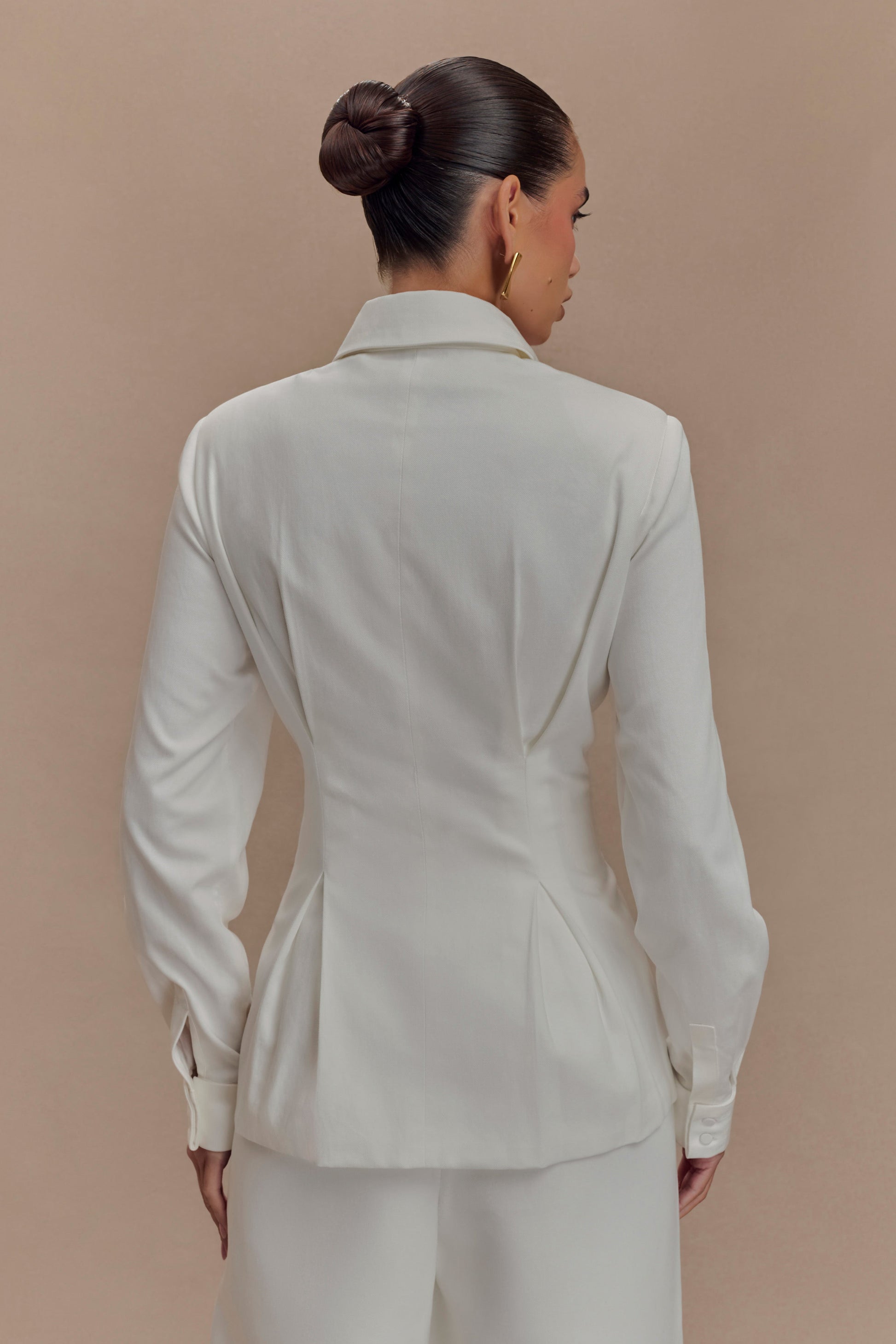 Rhia Oversized Shirt - White #5