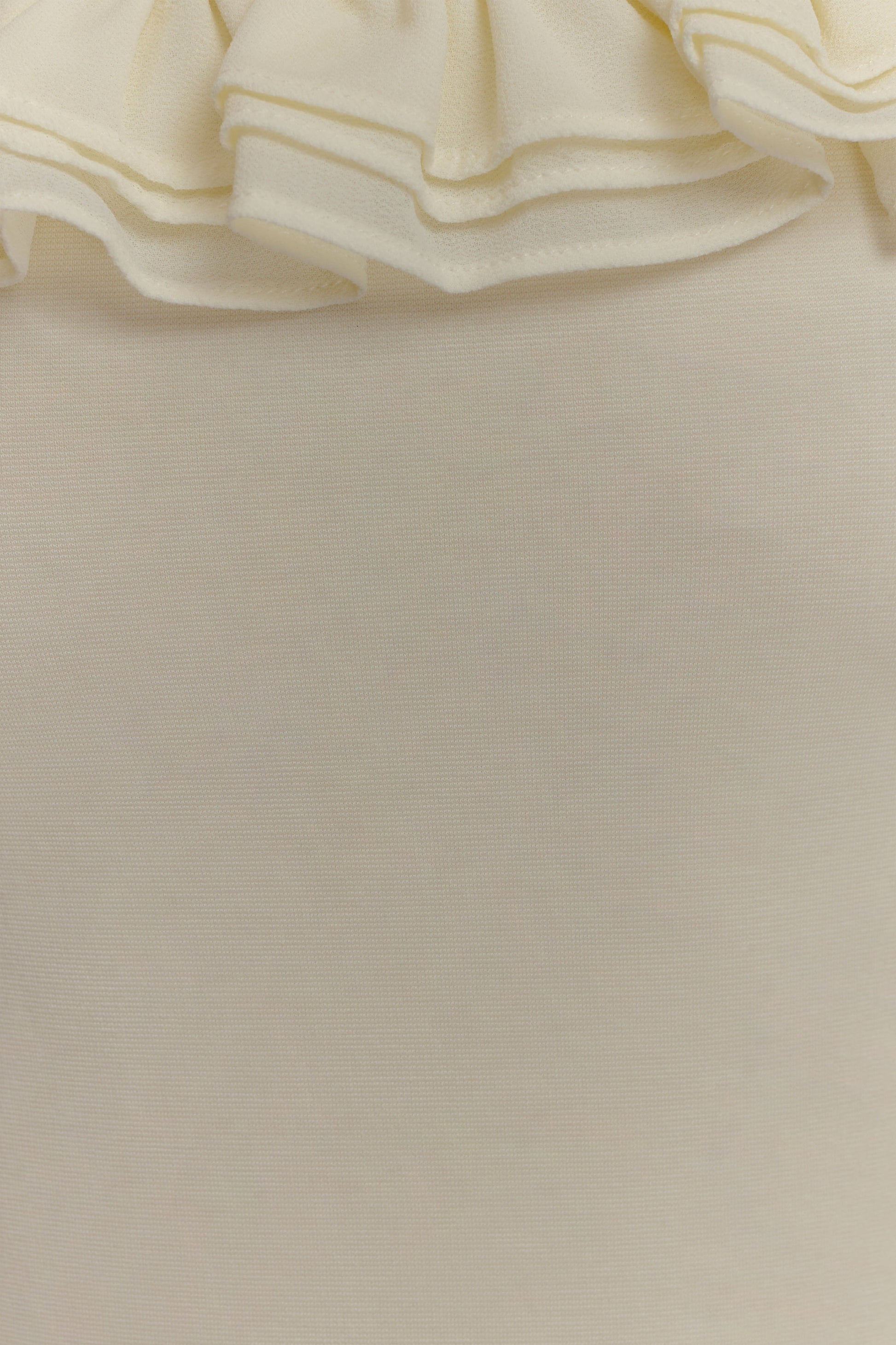 Nova Ruffle Off Shoulder Maxi Dress - Ivory #3