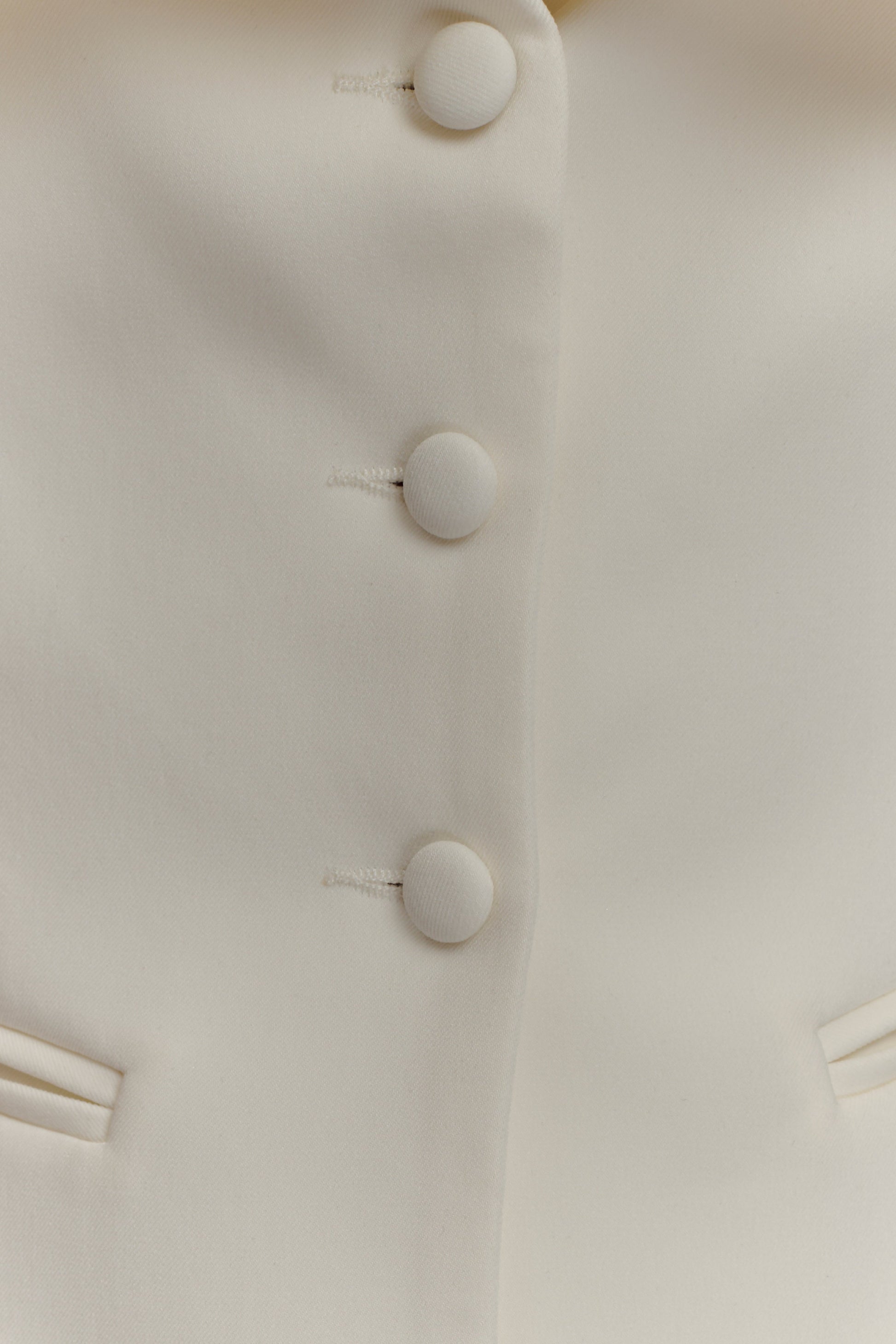 Maxime Suiting Vest - Ivory #7