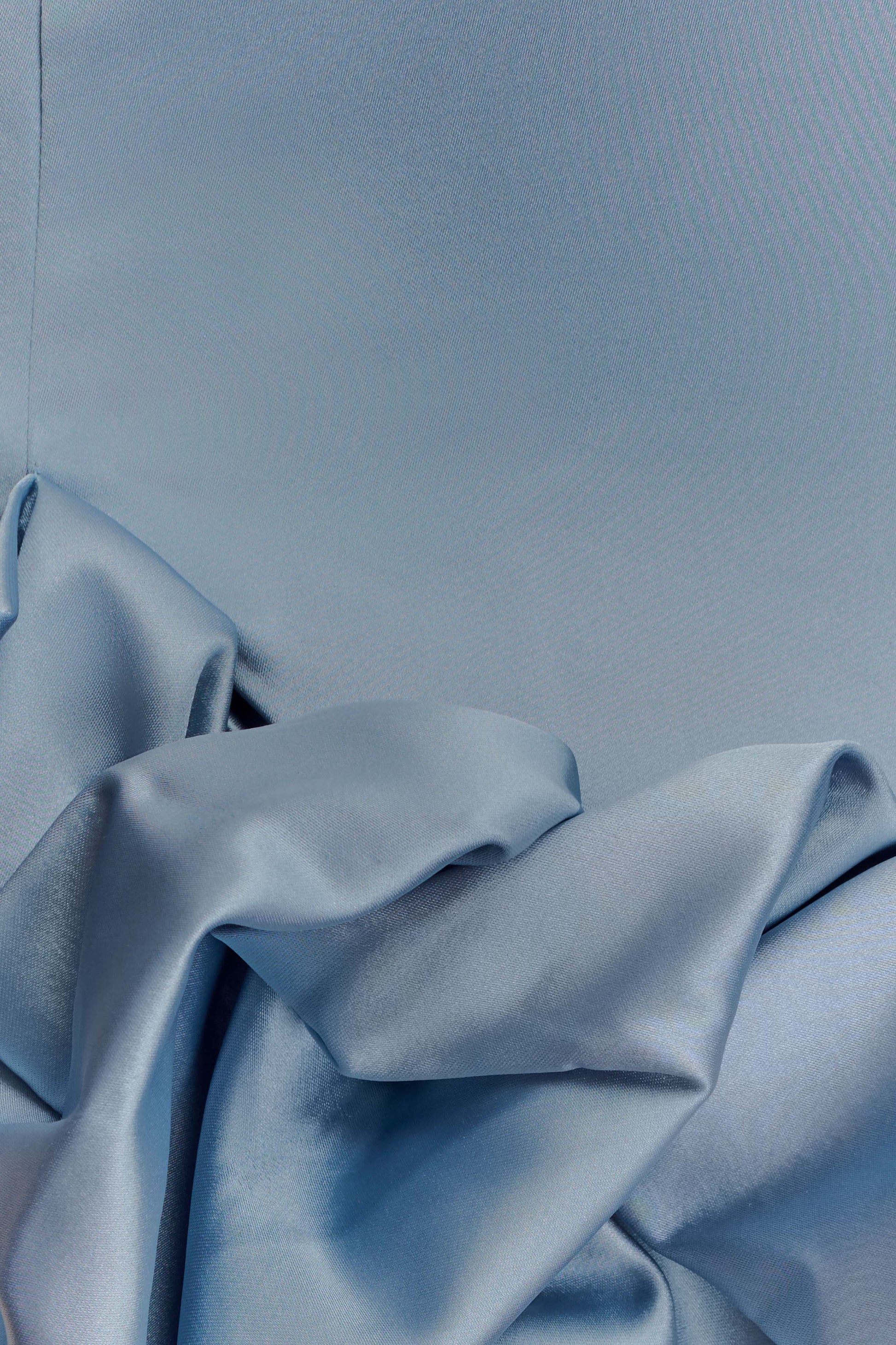 Alba Bubble Mini Dress - Cornflower Blue #8