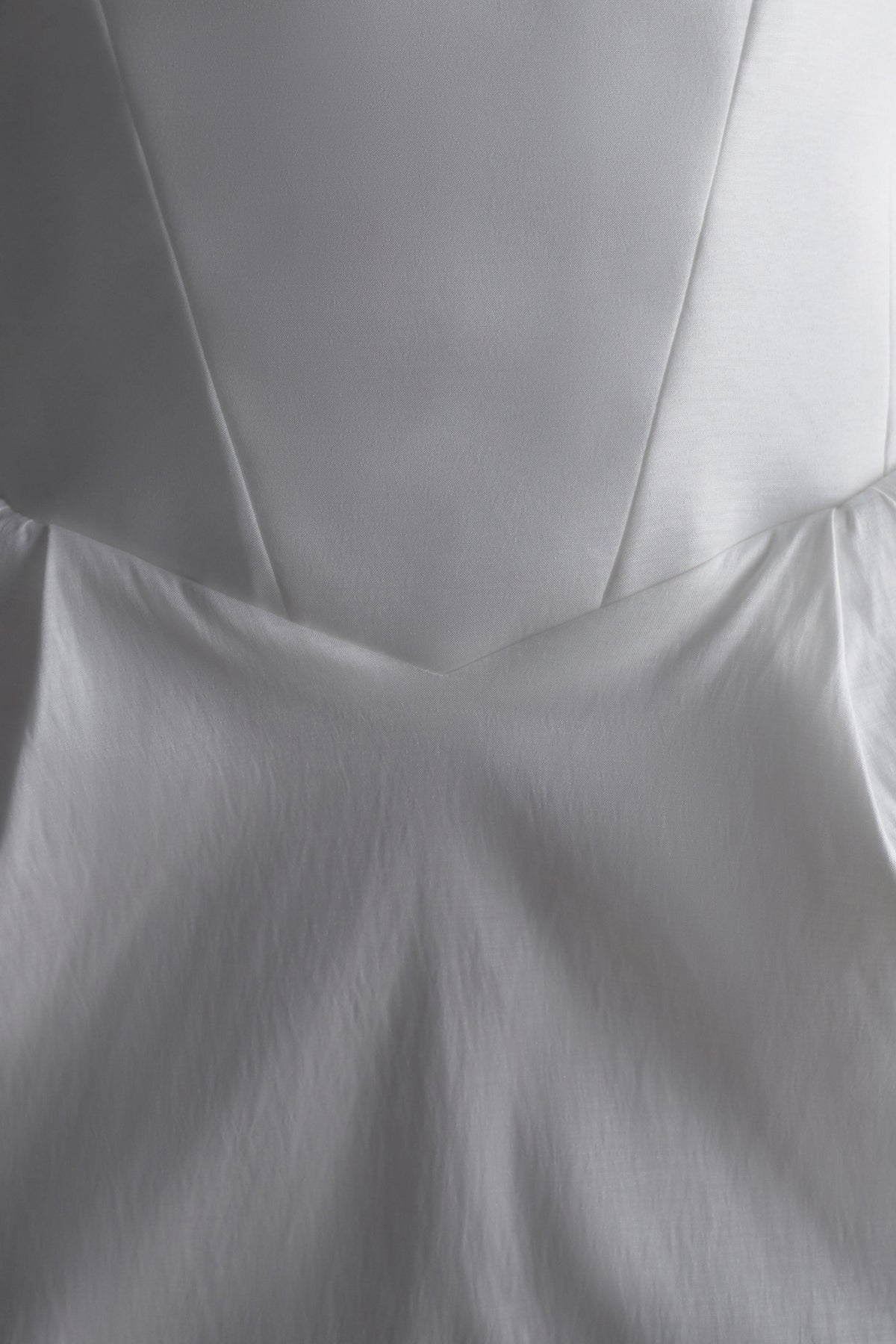 Suzette Taffeta Bow Mini Dress - White #12