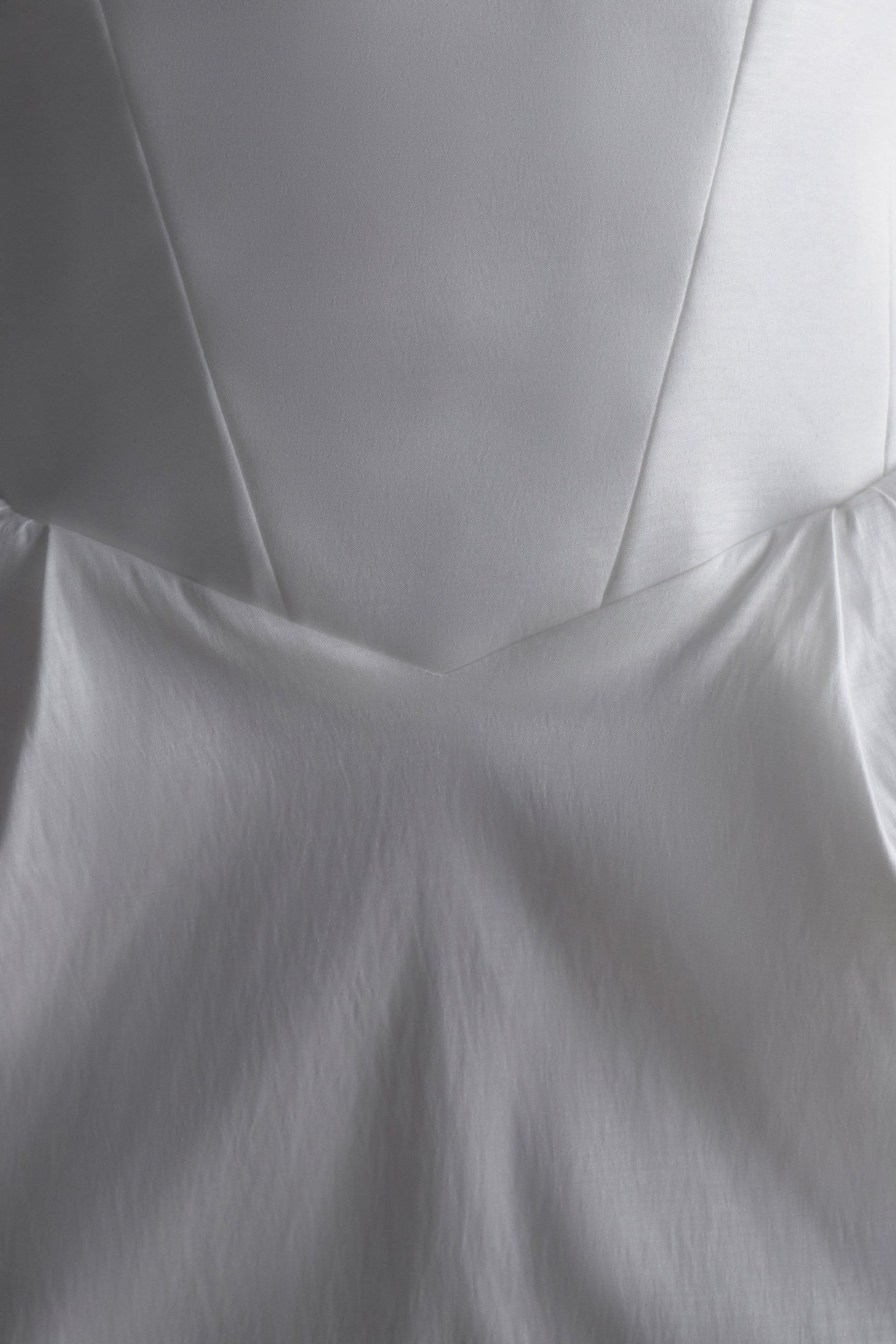 Suzette Taffeta Bow Mini Dress - White #12