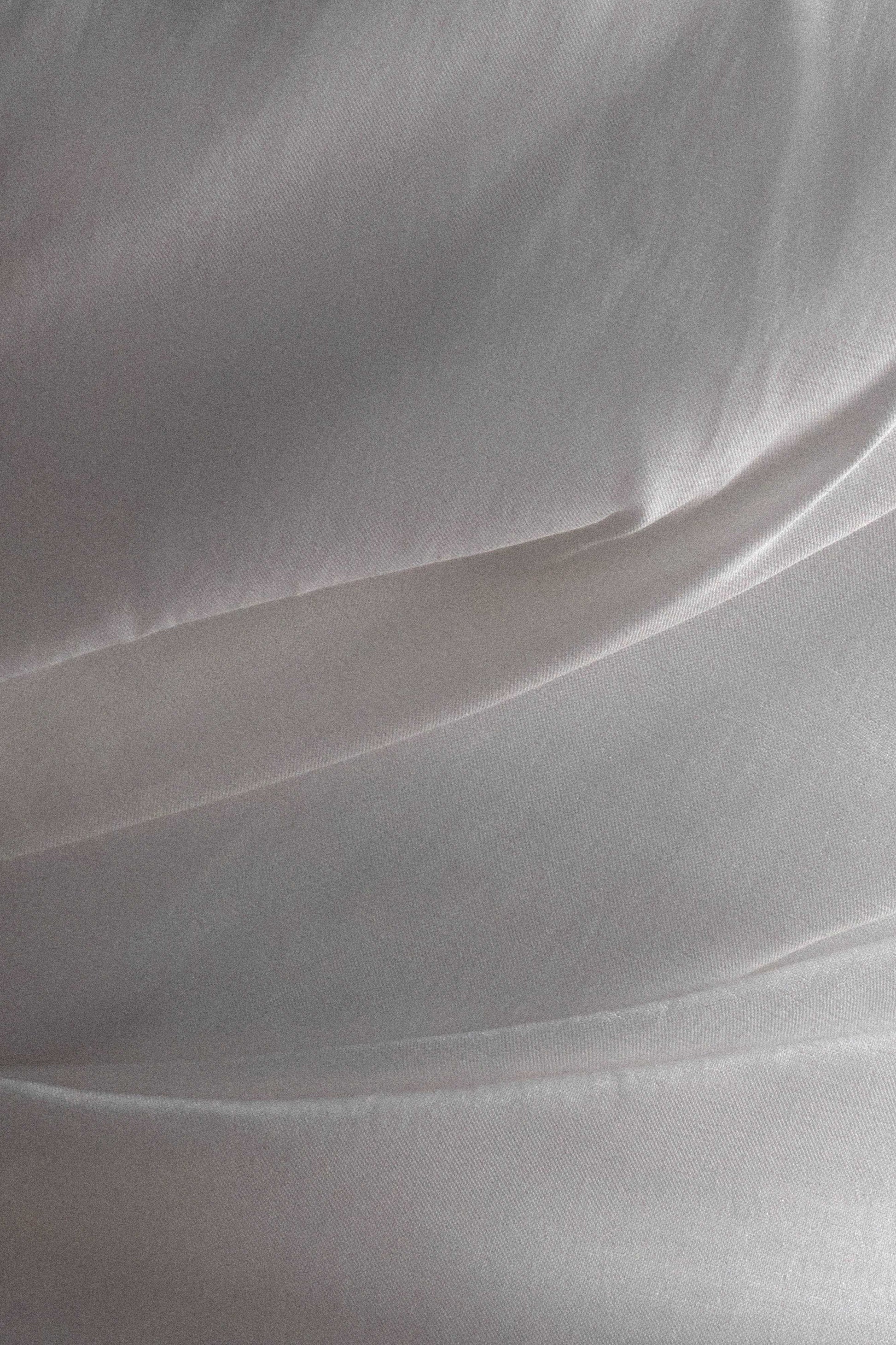 Leslie Gathered Taffeta Mini Dress - White #8