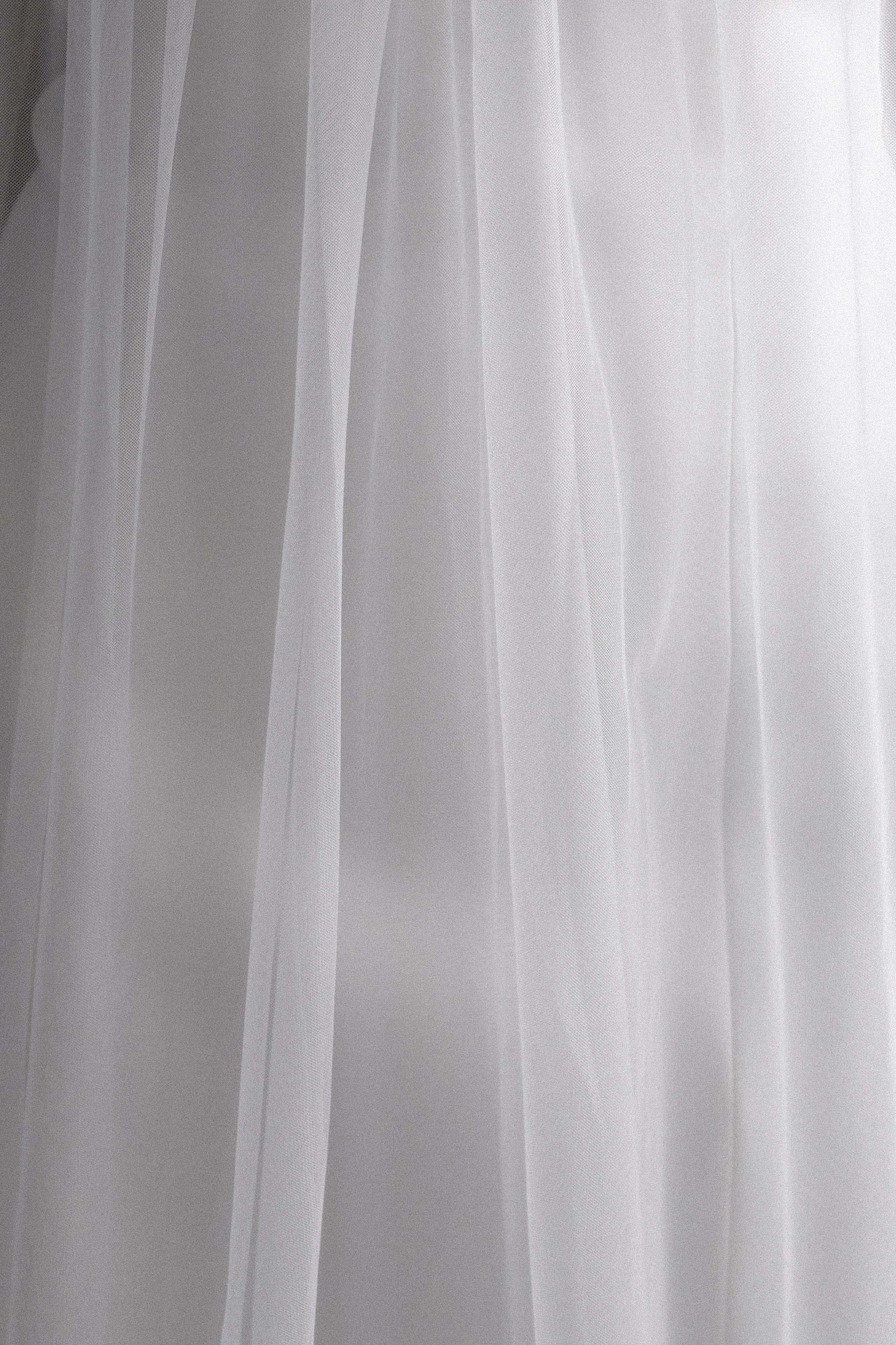 Bettany Chiffon Strapless Maxi Dress - White #7