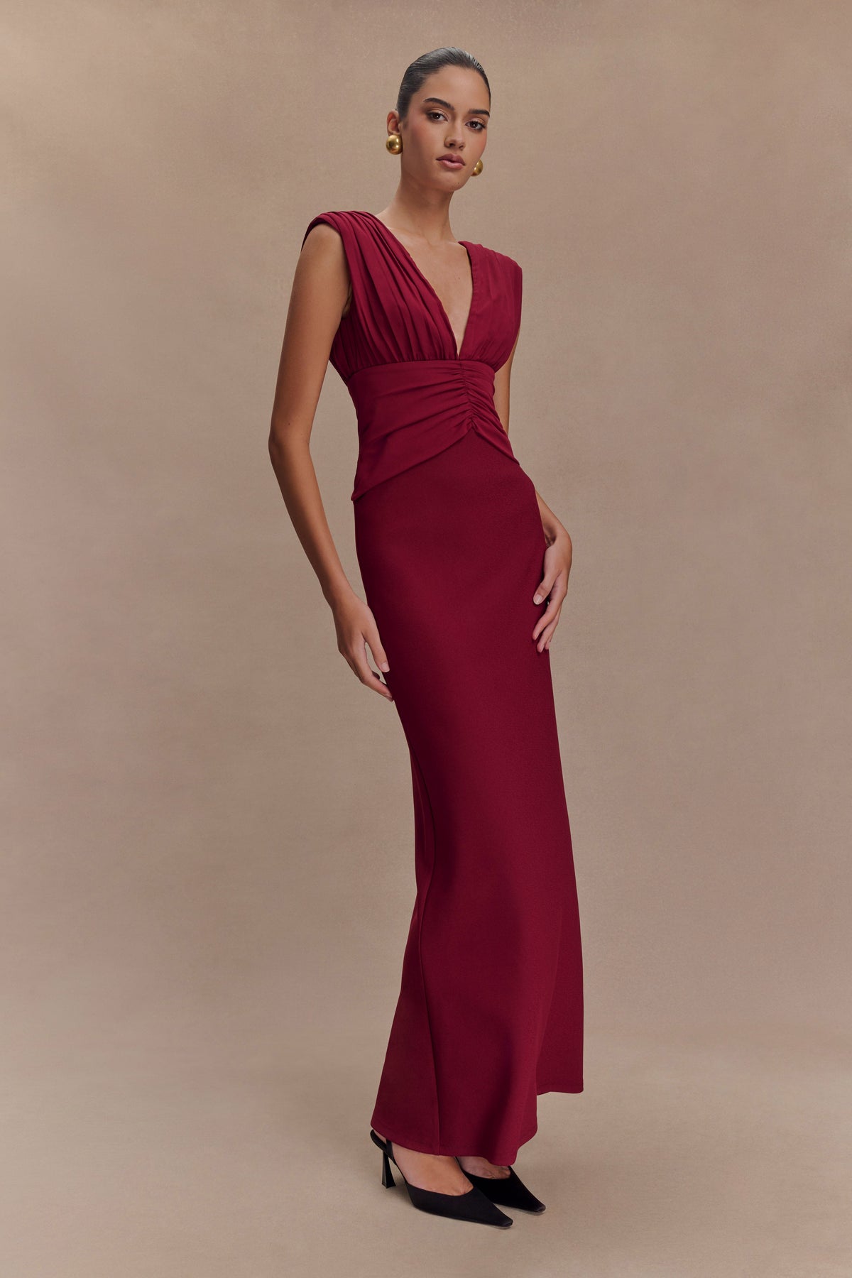 Monique Maxi Dress - Plum #4