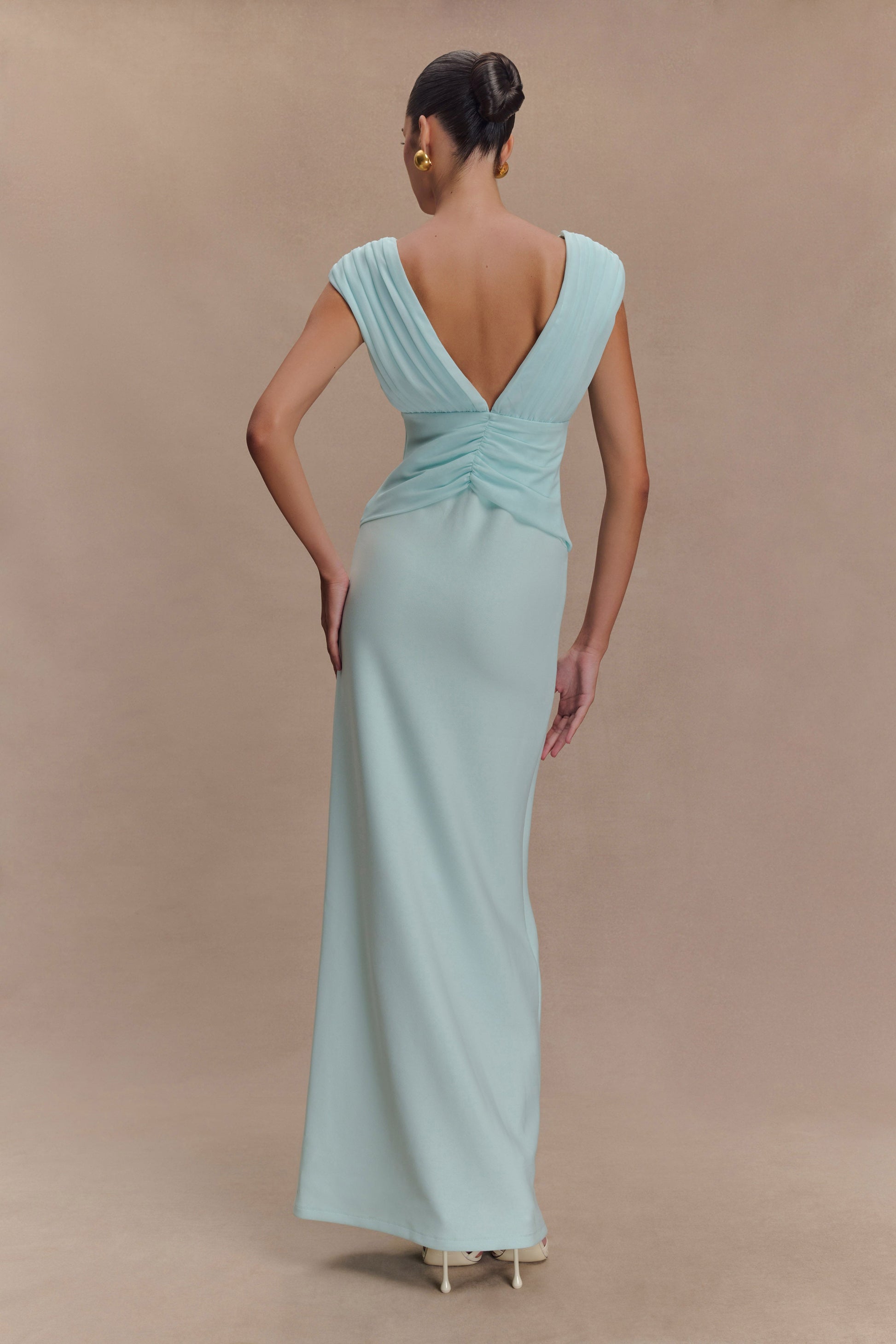 Monique Maxi Dress - Ice Blue #2