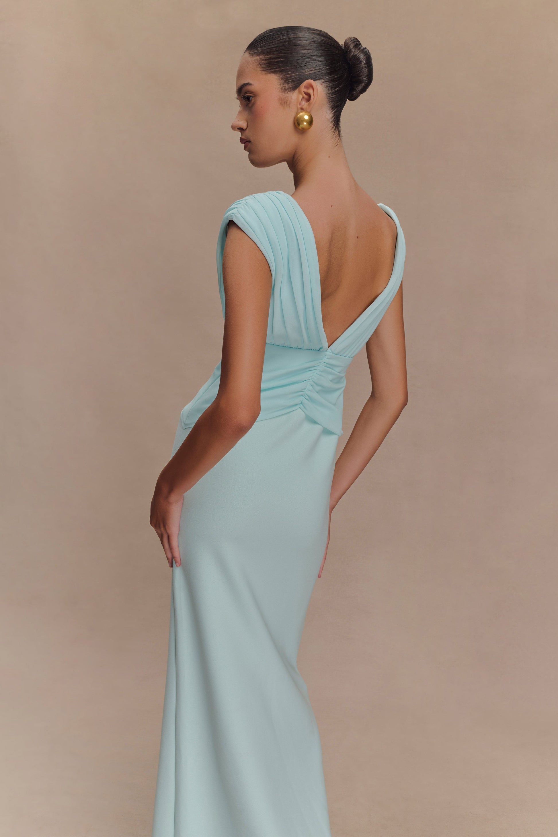 Monique Maxi Dress - Ice Blue #3