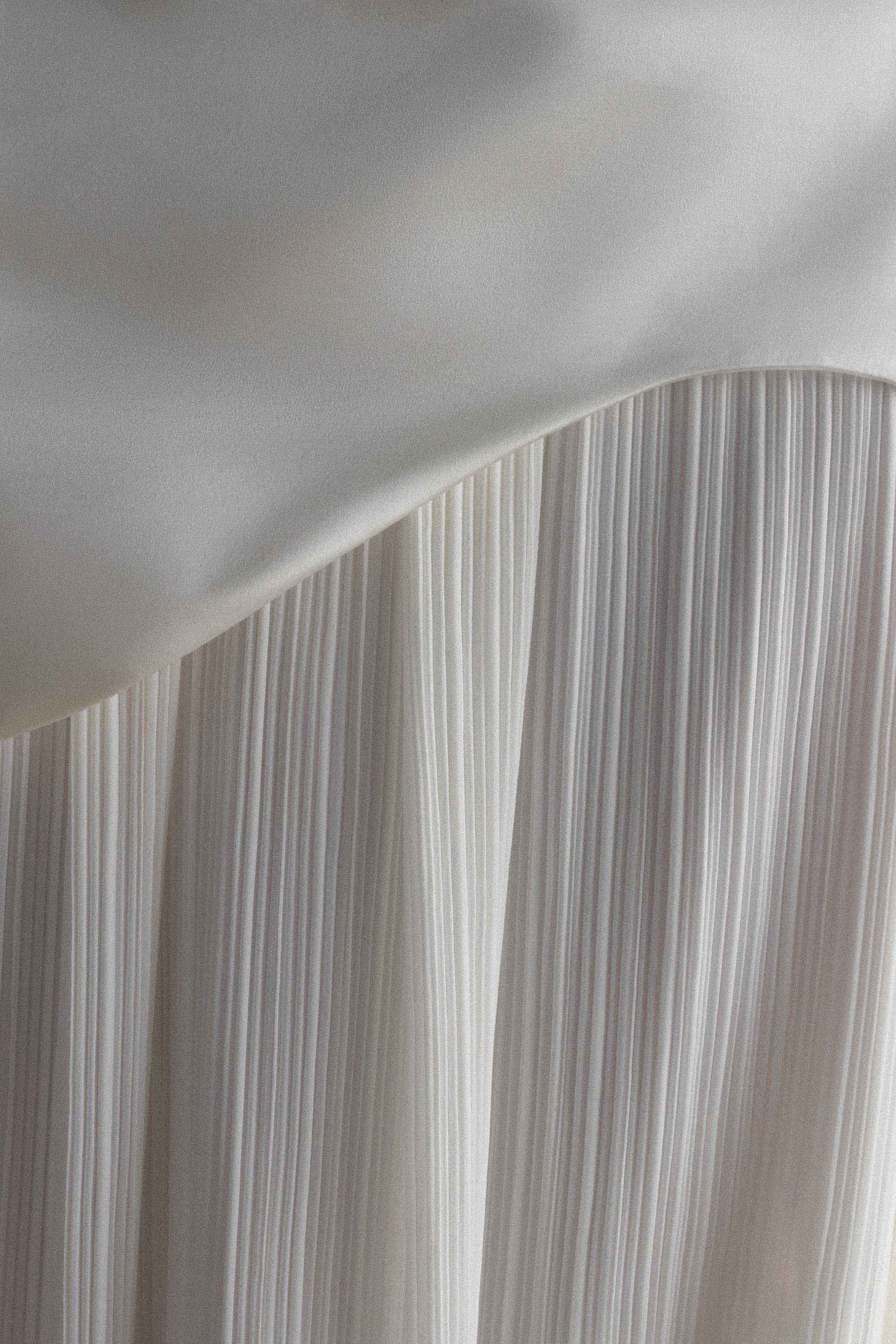 Juno Strapless Pleated Maxi Gown - White