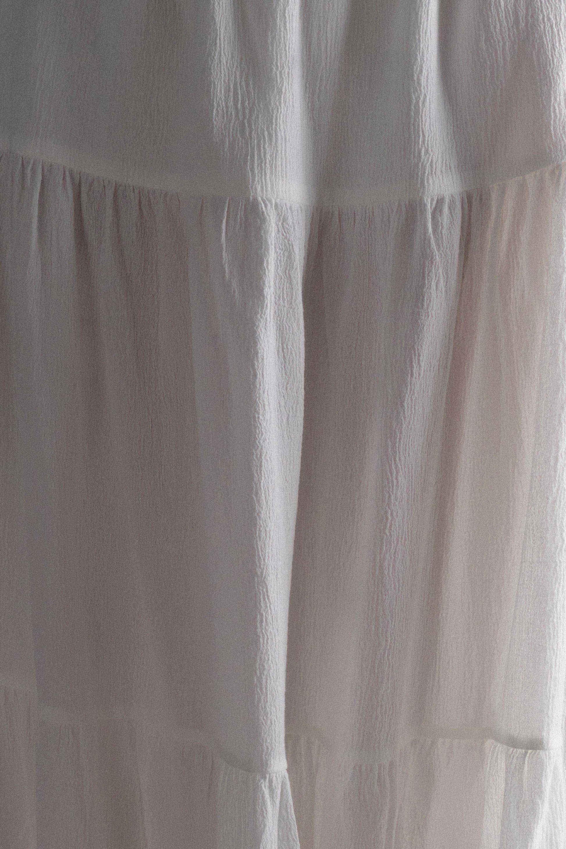 Jacinda Cotton Maxi Skirt - White #5