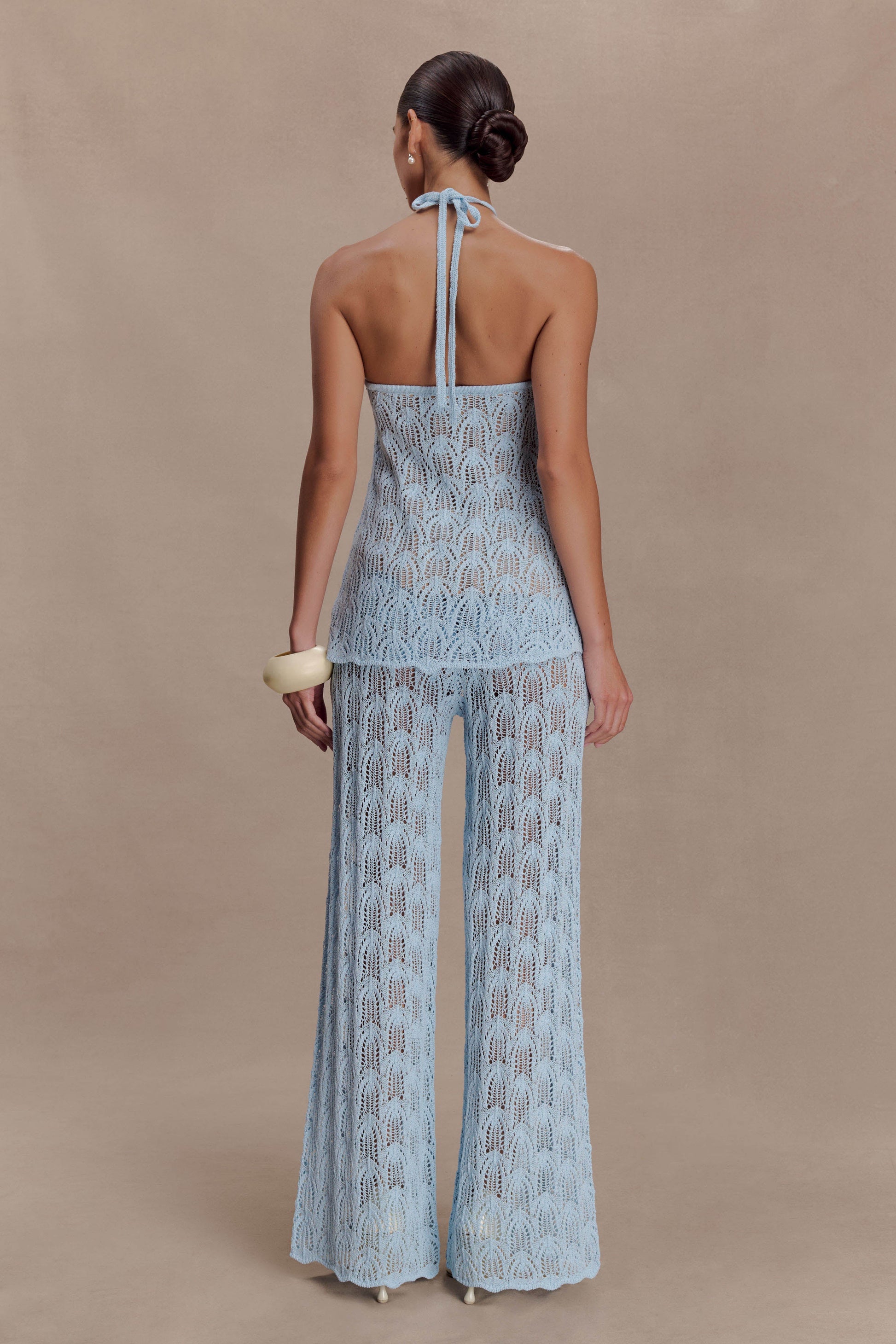 Glinda Crochet Pants - Light Blue #2