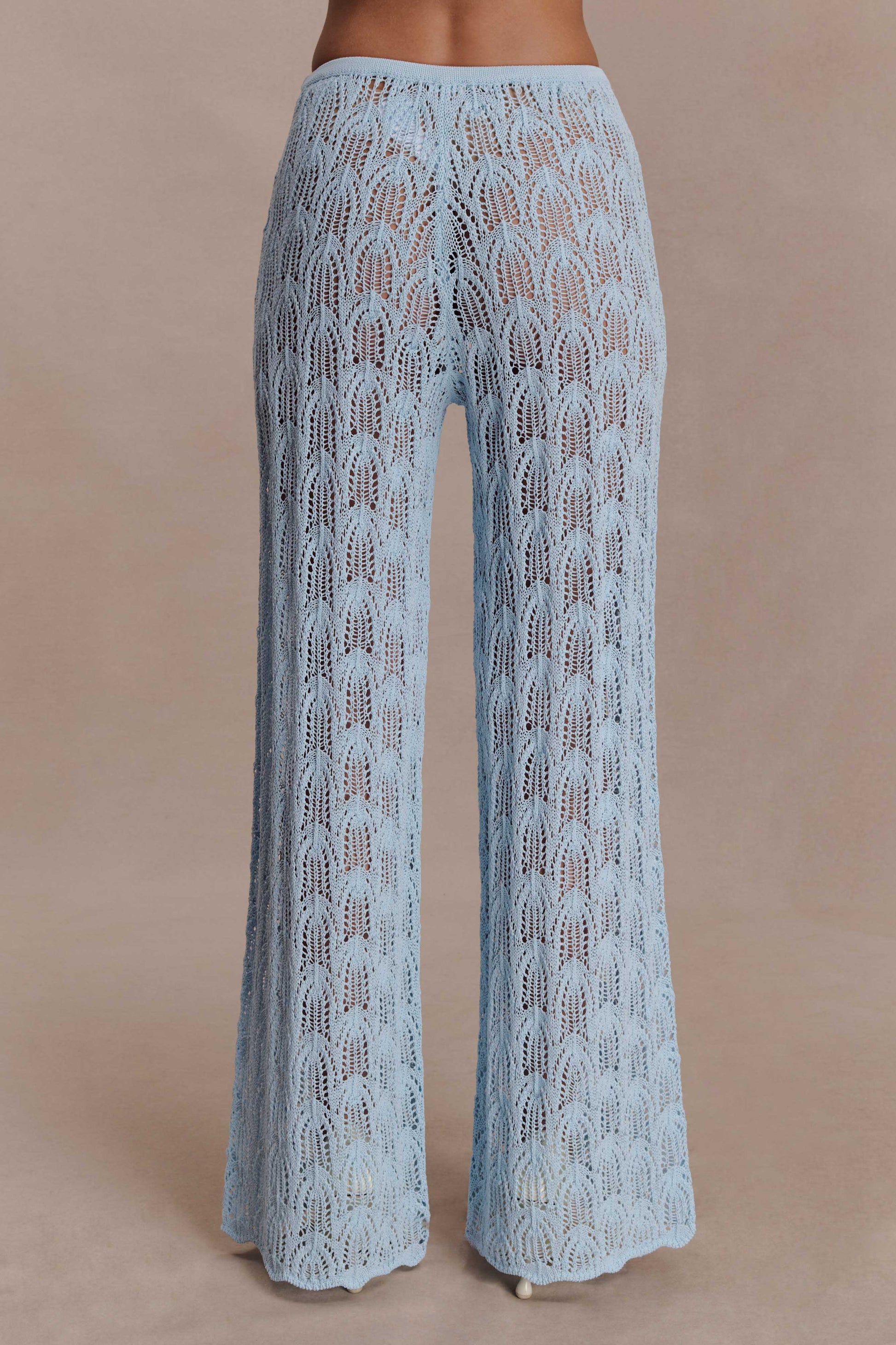 Glinda Crochet Pants - Light Blue #5