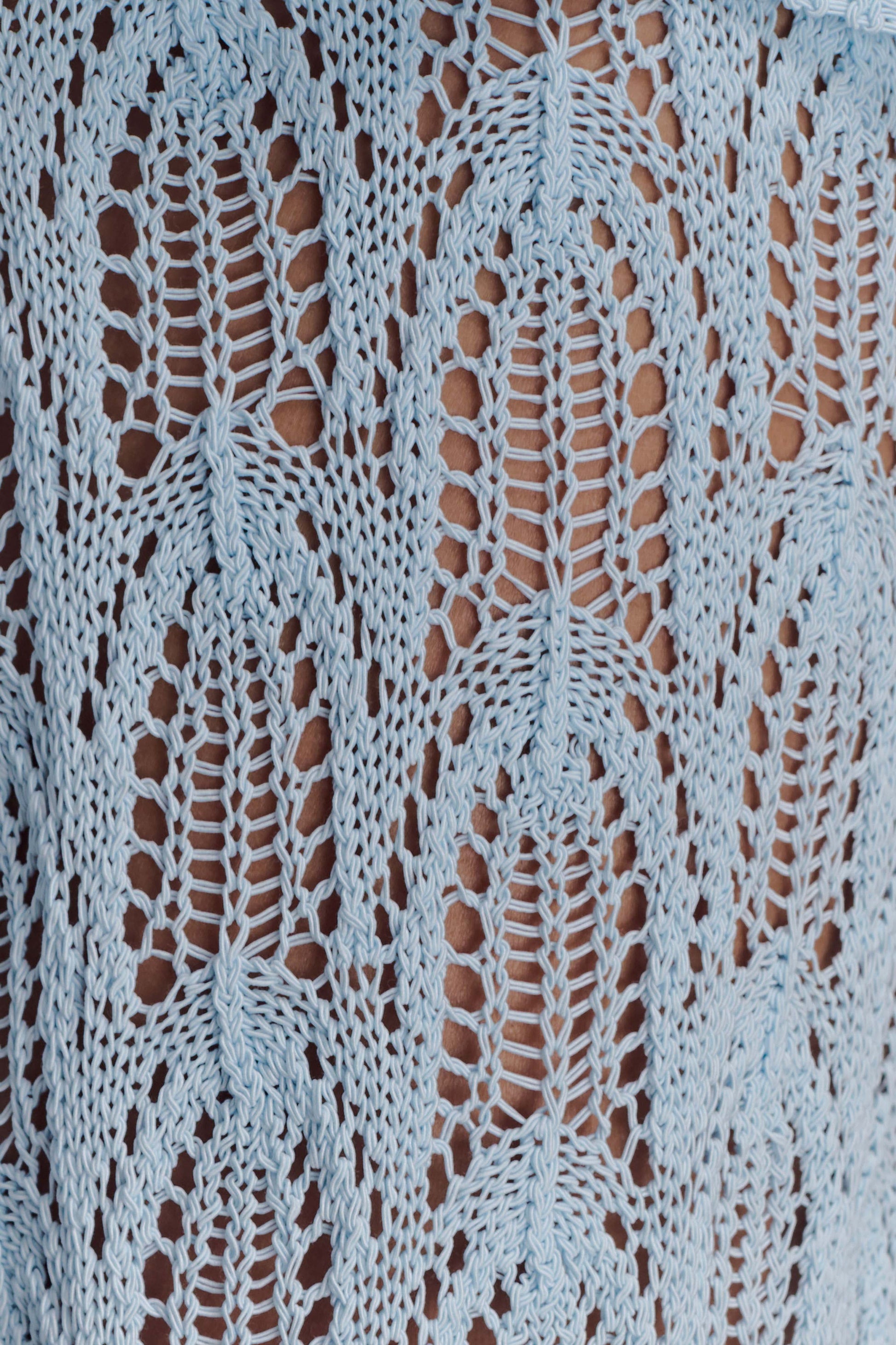 Glinda Crochet Pants - Light Blue #7