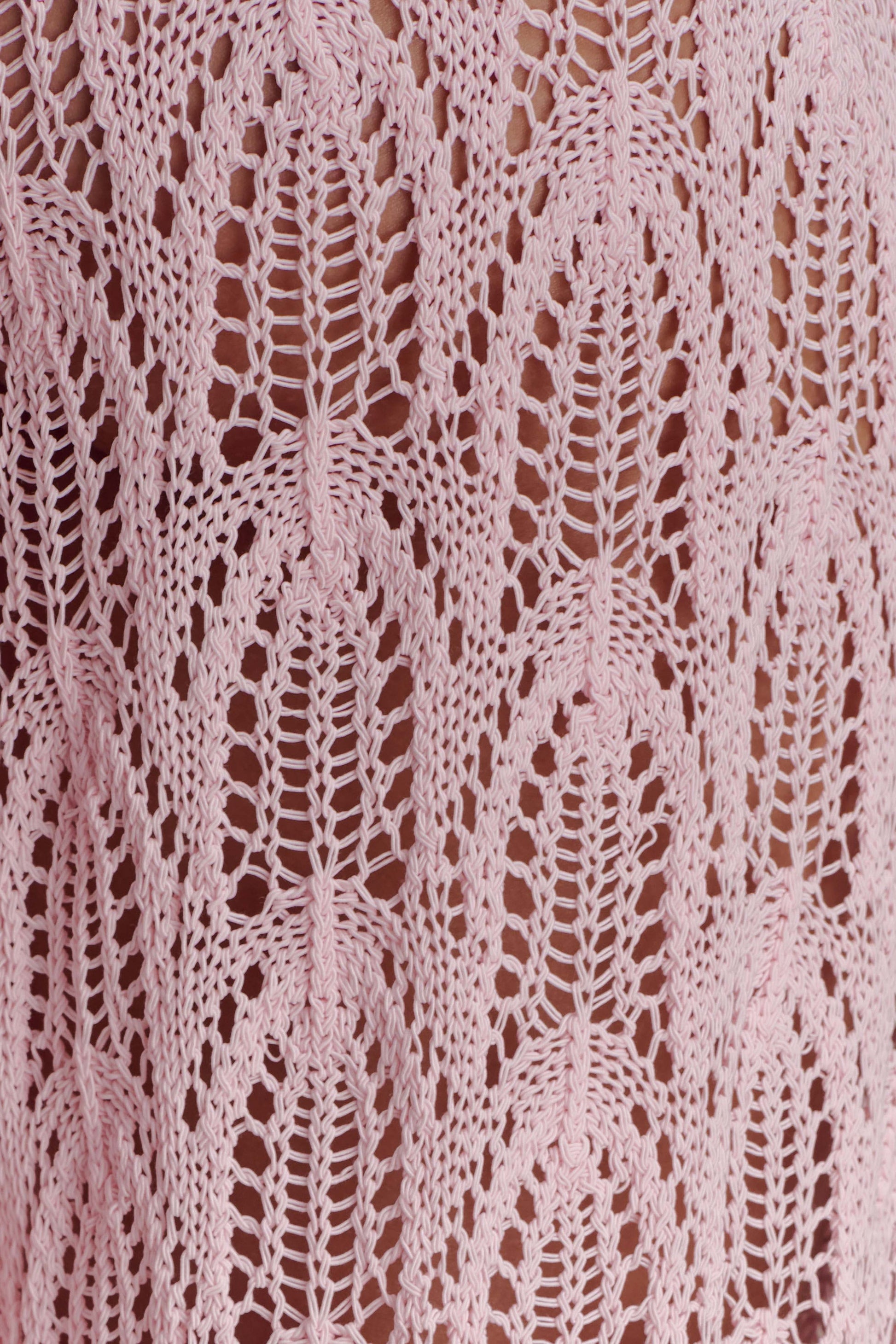 Glinda Crochet Pants - Baby Pink #7